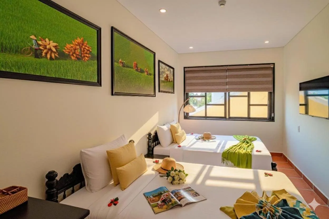 Bed in Du Yen Hoi An Villa