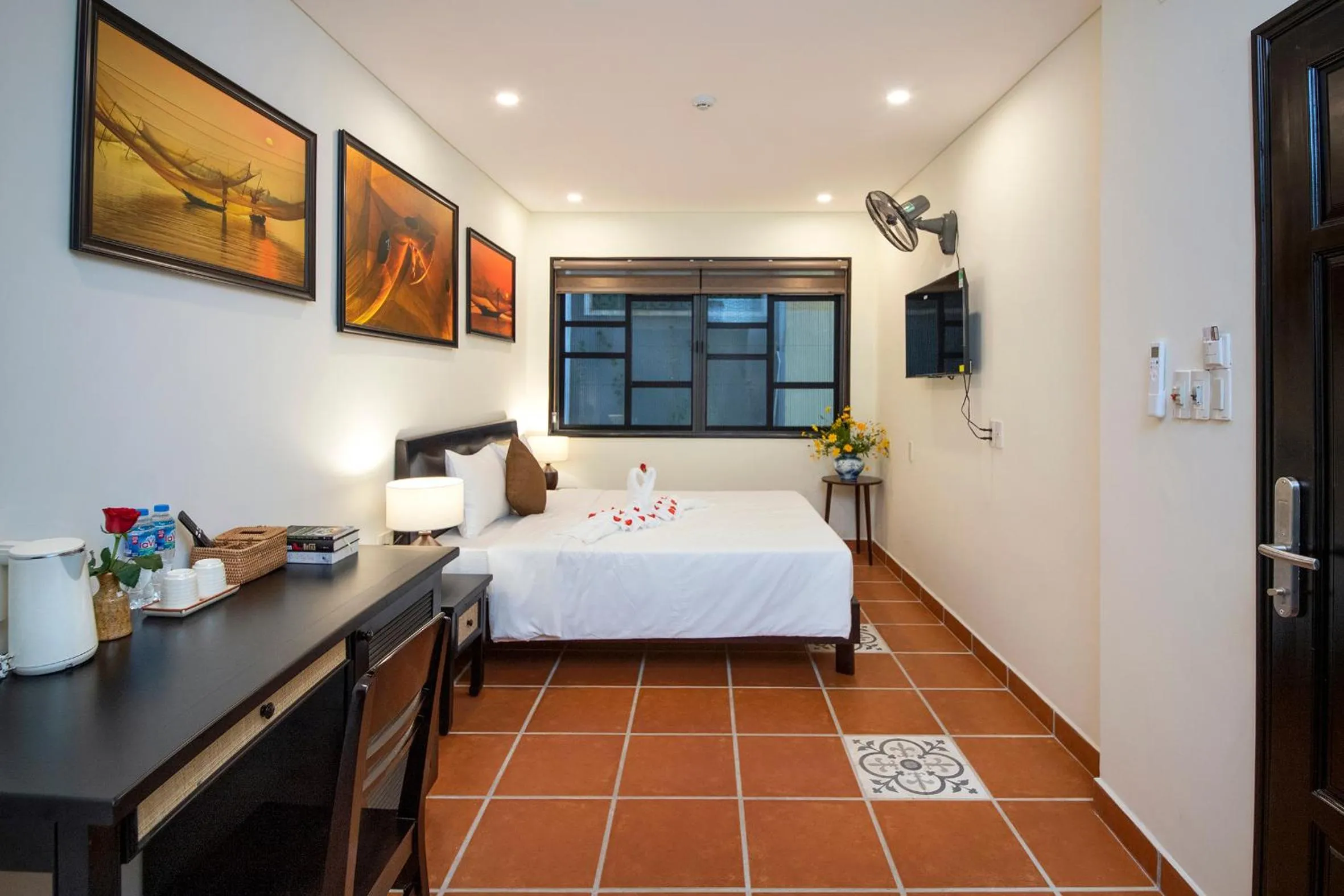 TV and multimedia, Bed in Du Yen Hoi An Villa