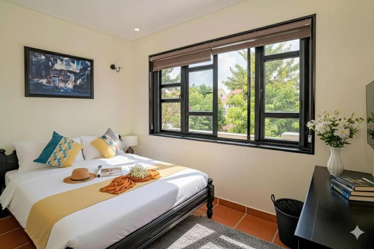 Bed in Du Yen Hoi An Villa
