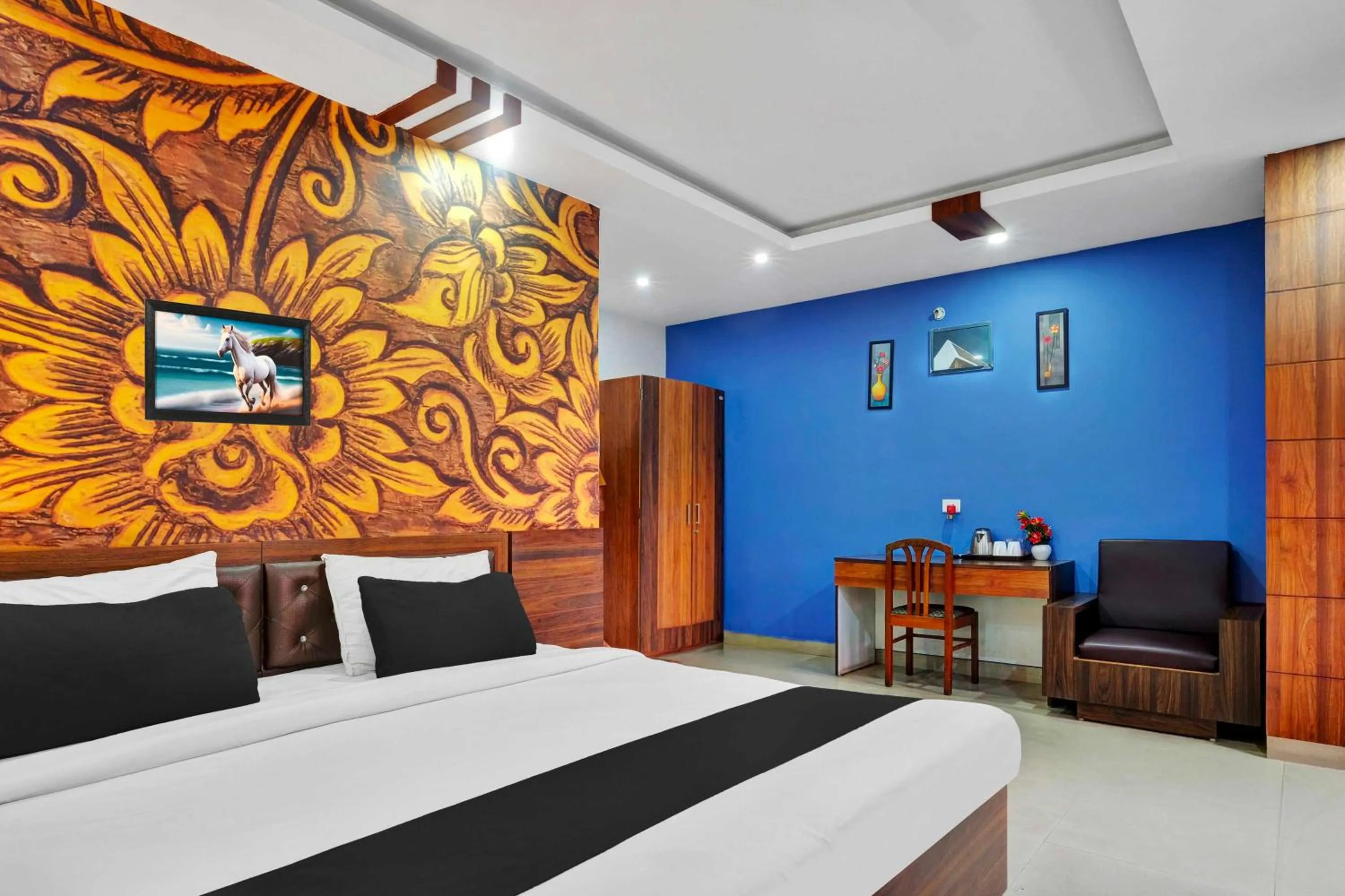 Bedroom, Bed in Hotel O Guwahati Central Mall
