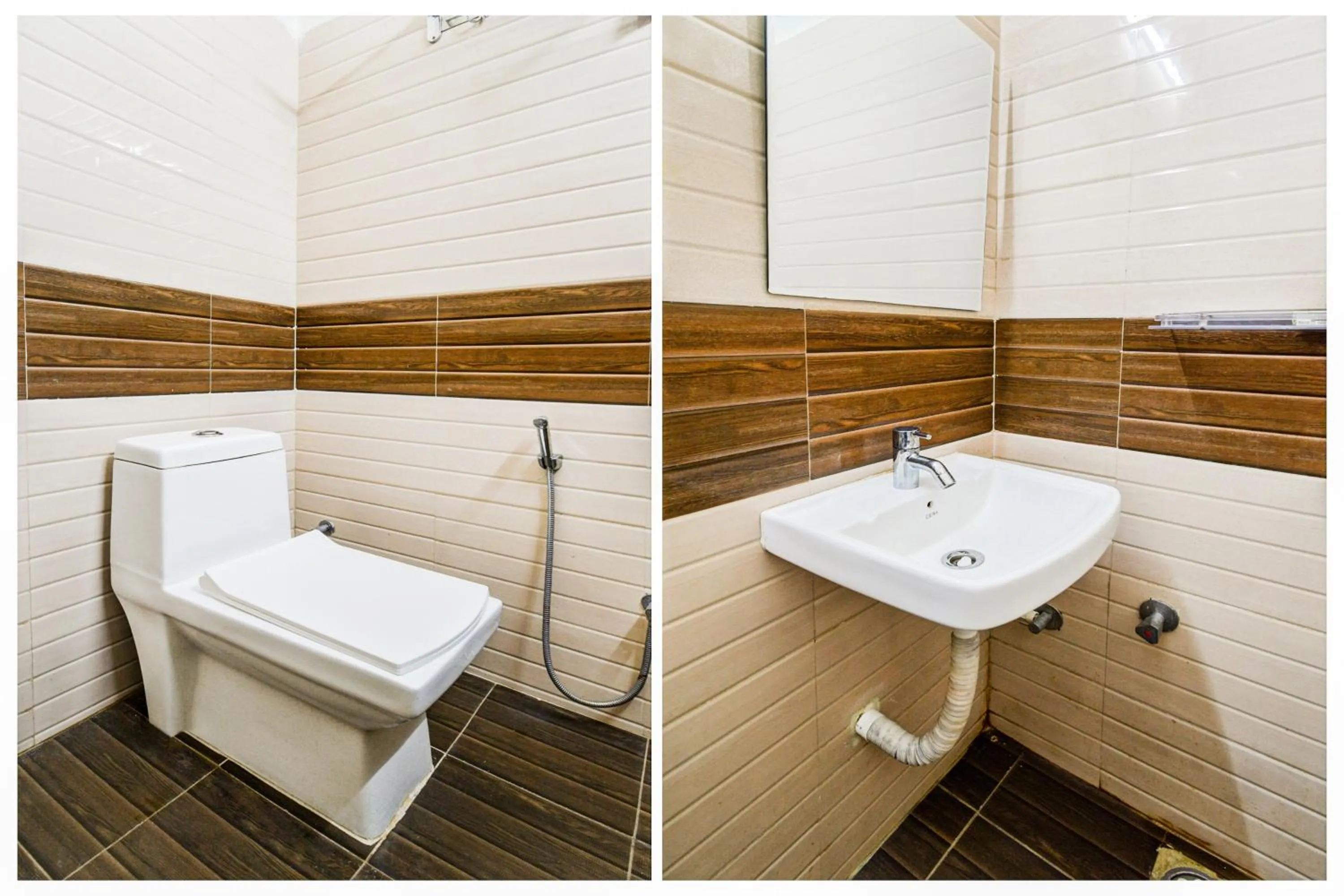 Bathroom in Hotel O Durgam Cheruvu Metro Station