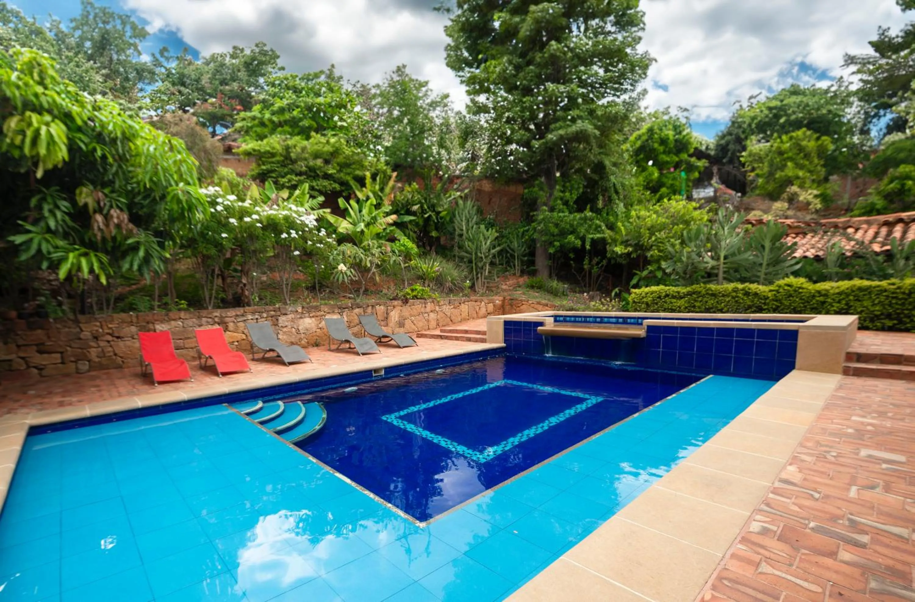 Swimming pool in Achiotte by Masaya Collection