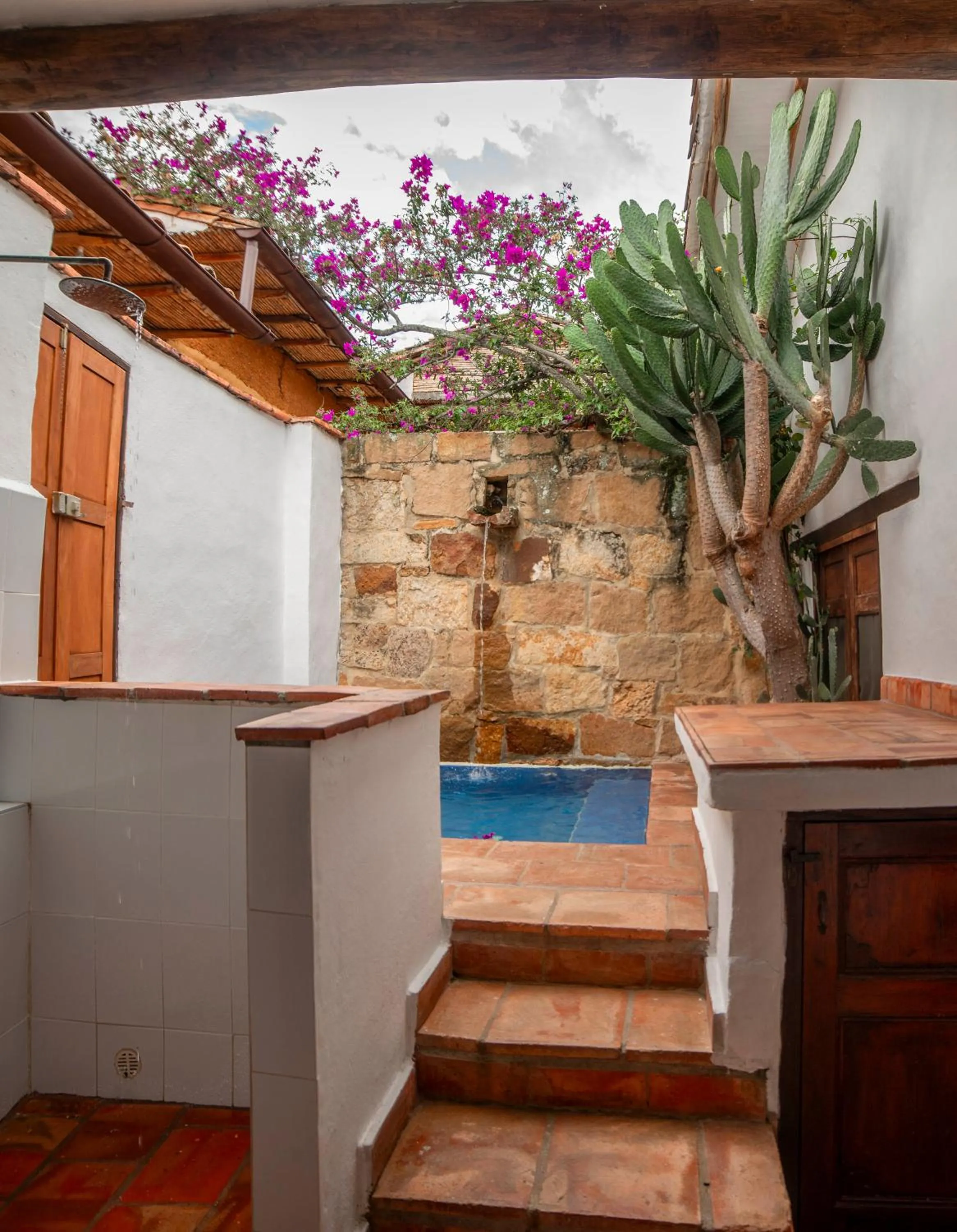 Swimming pool in Achiotte by Masaya Collection