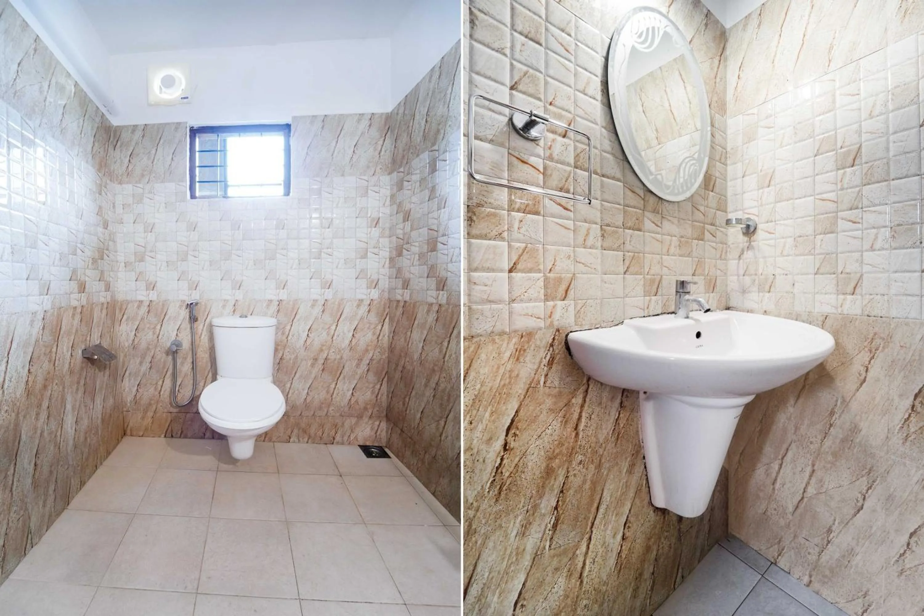 Bathroom in Hotel O Kaloor Metro Station