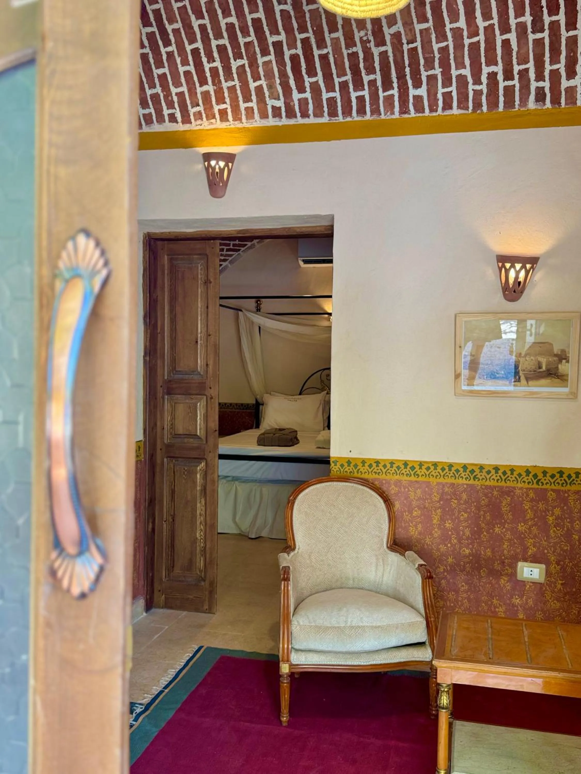 Seating area in El Juneina Villas