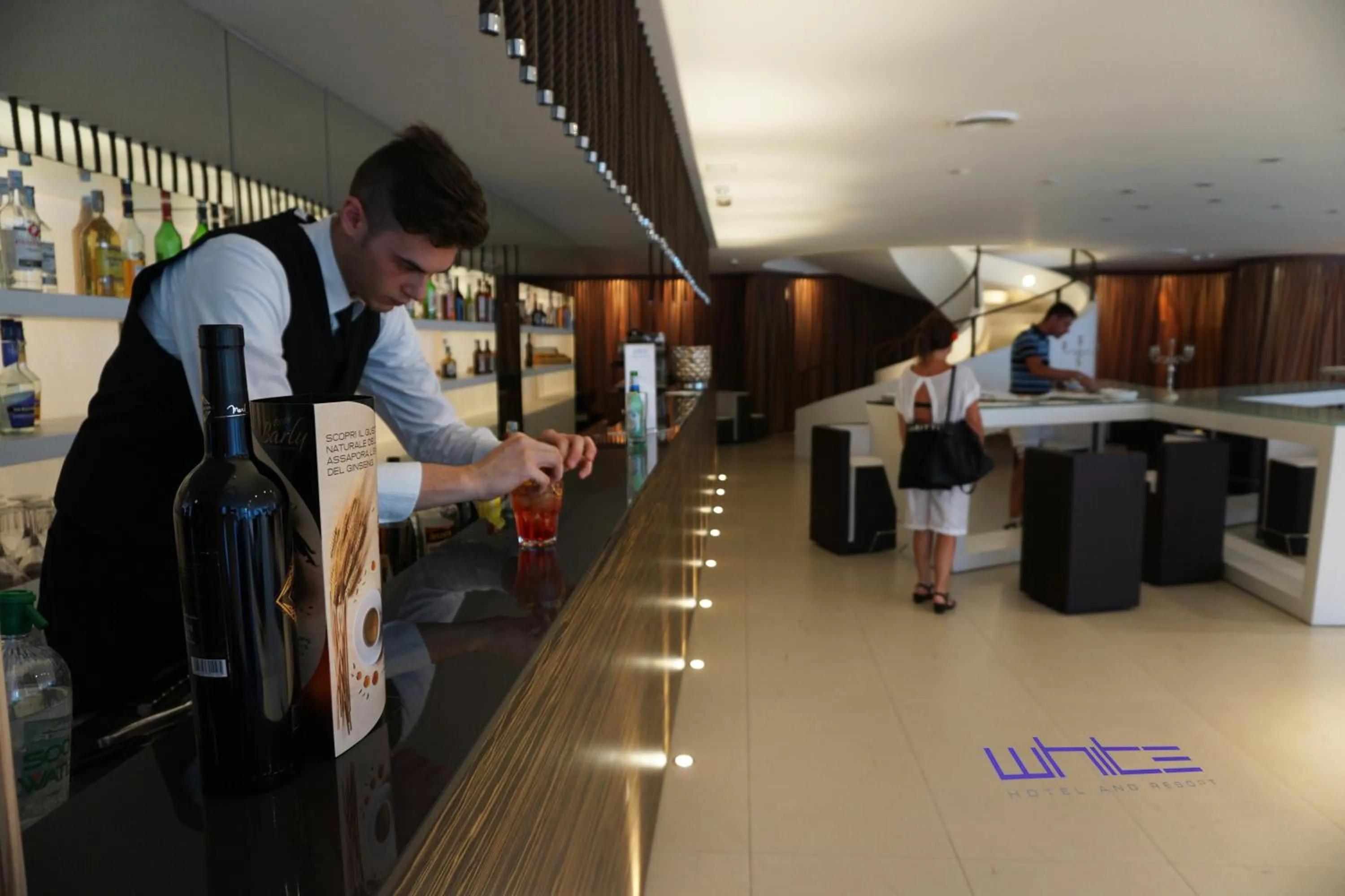 Staff in White Hotel