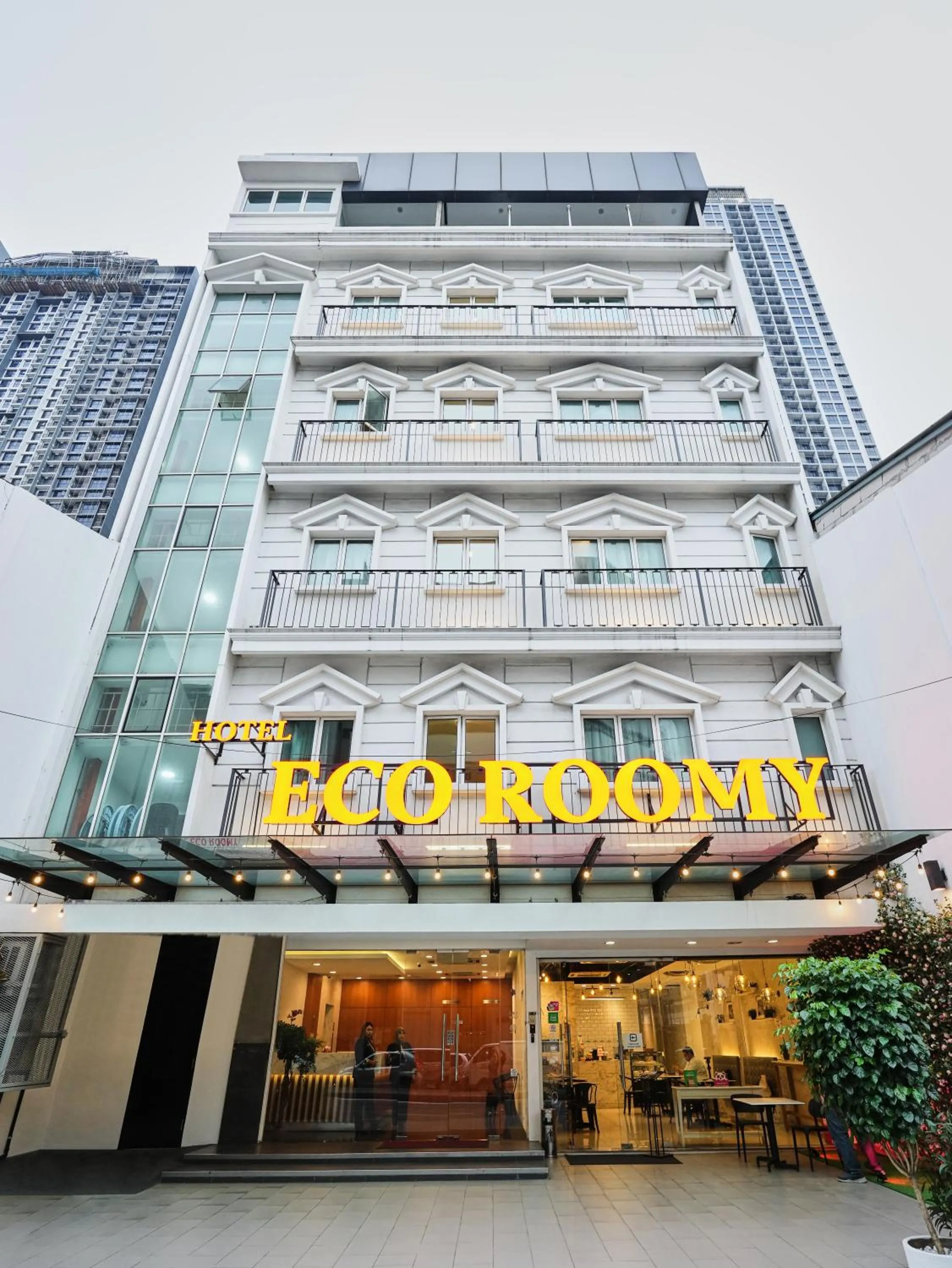 Property building in Eco Roomy Hotel