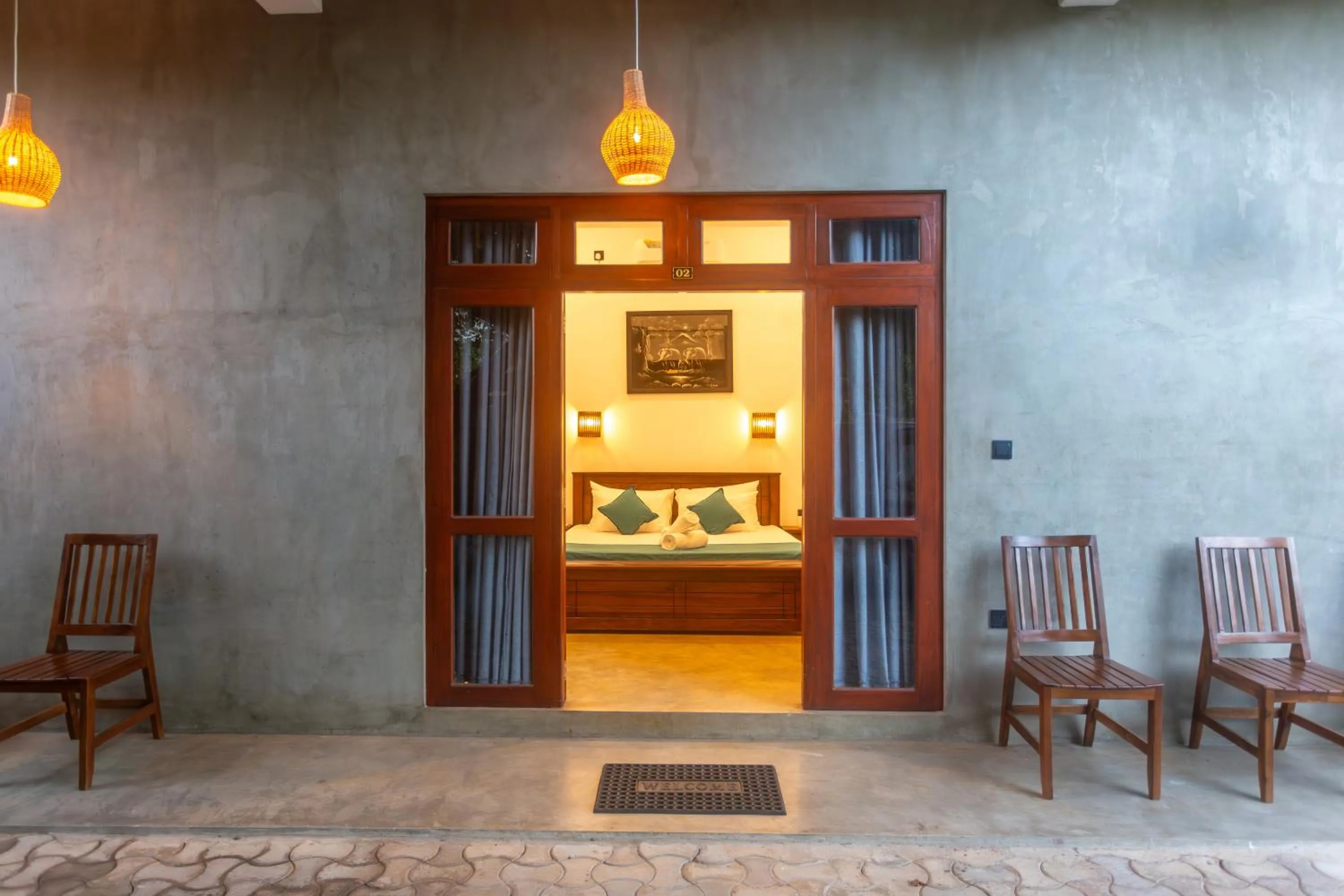 Triple Room with Private Bathroom in Mich's Surf Villa & Hostel