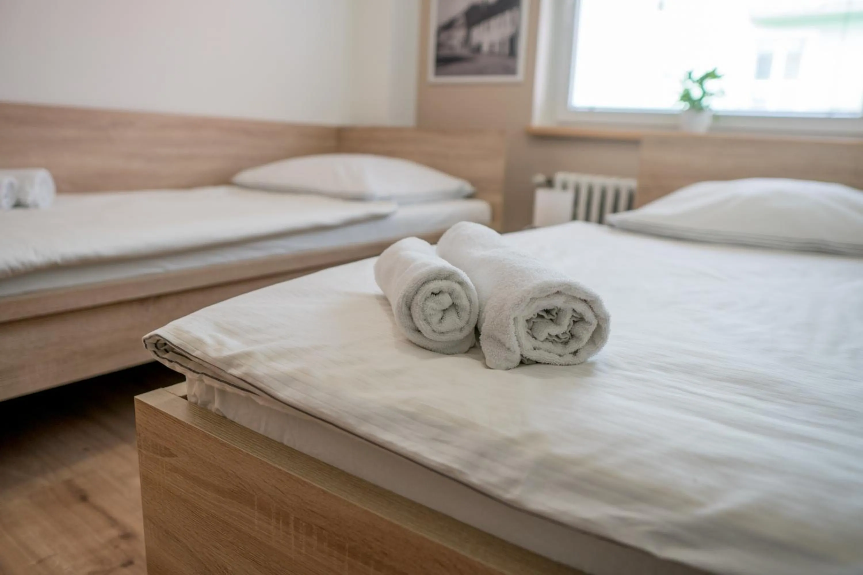 Twin Room with Private Bathroom and External Toilet in Penzion Staré Louny
