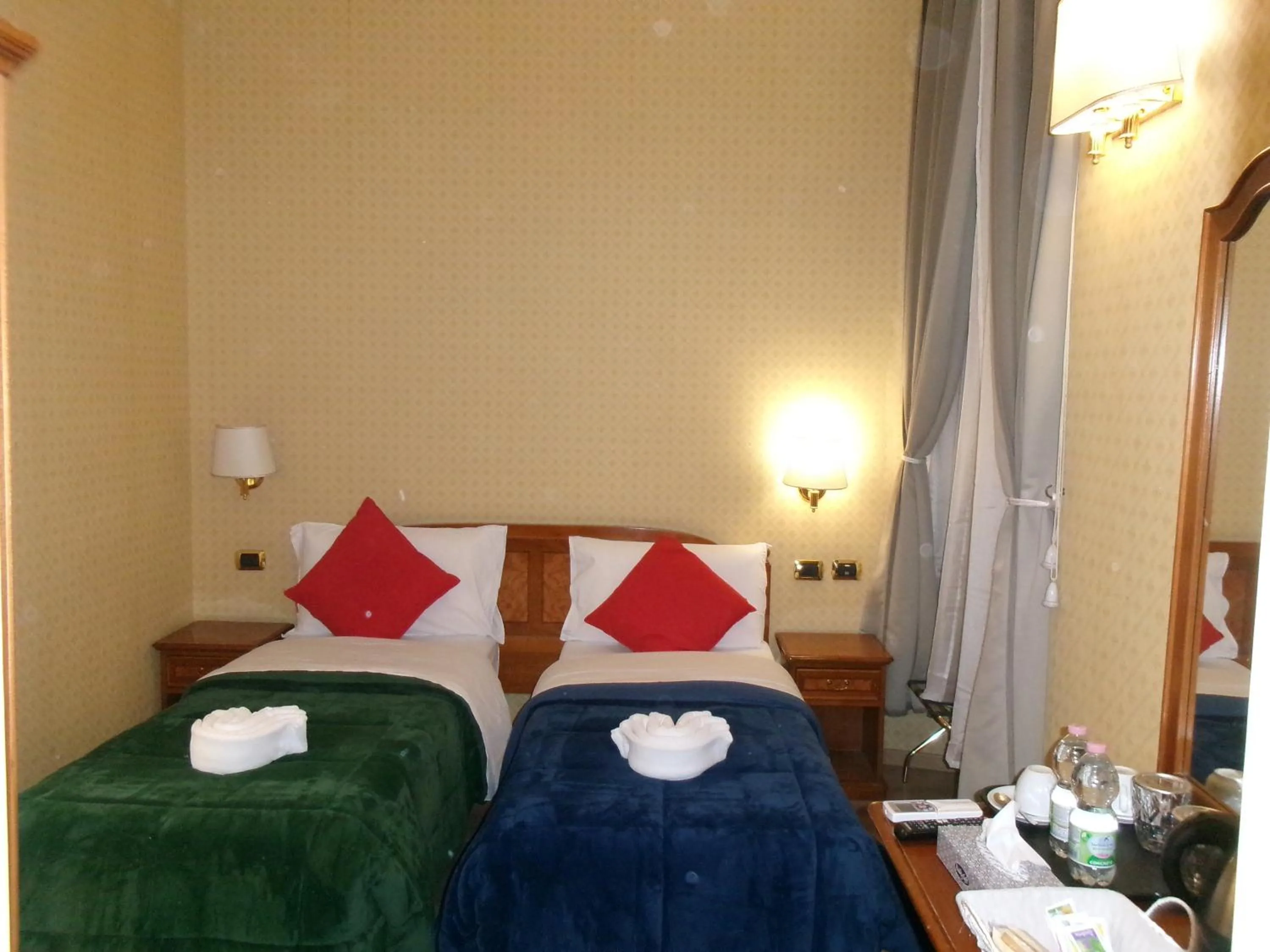 Bed in Hotel Amadeus