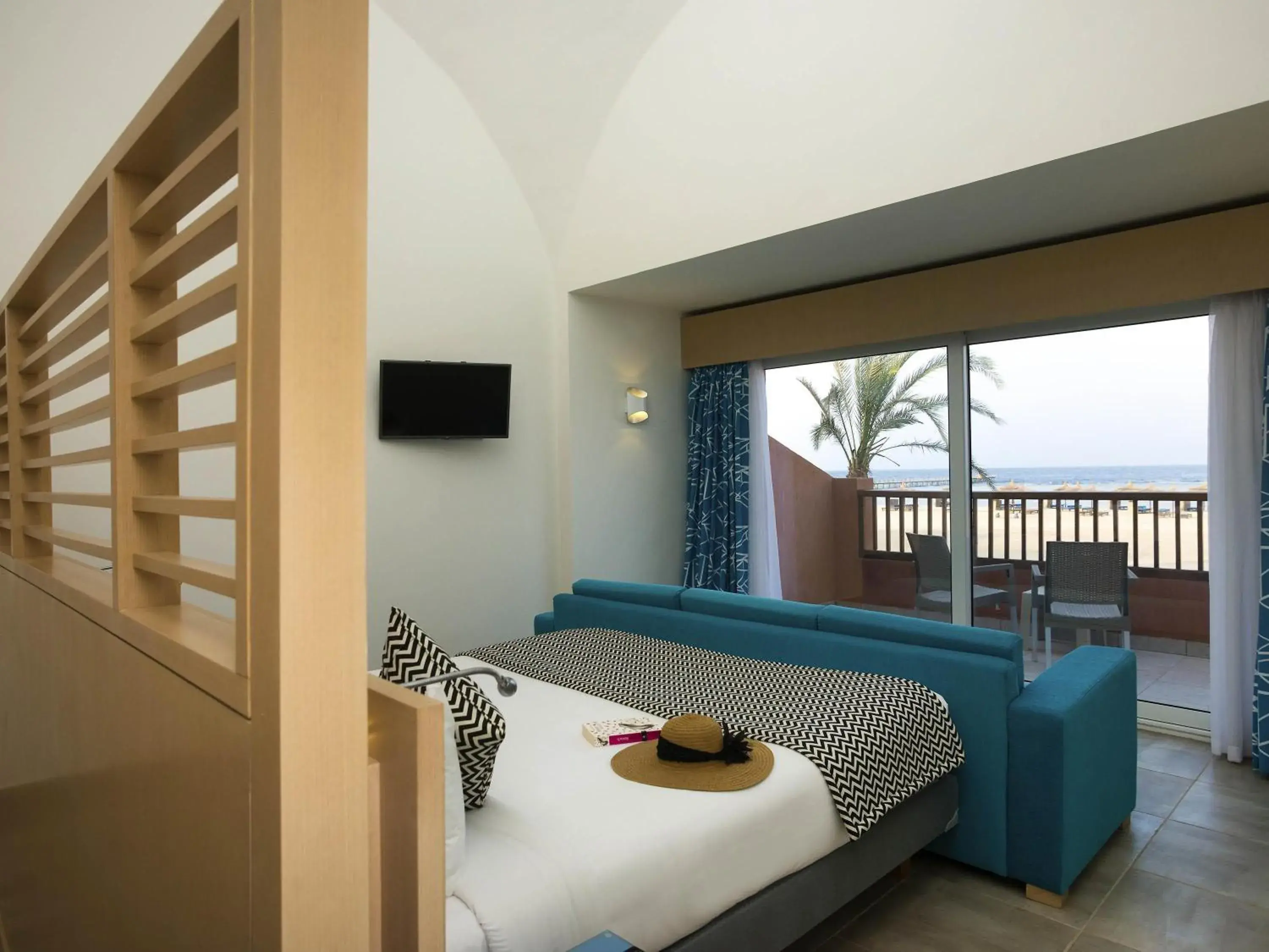Deluxe Suite with Balcony - Sea Front in Novotel Marsa Alam Beach Resort Deluxe Suite with Balcony - Sea Front in Novotel Marsa Alam Beach Resort