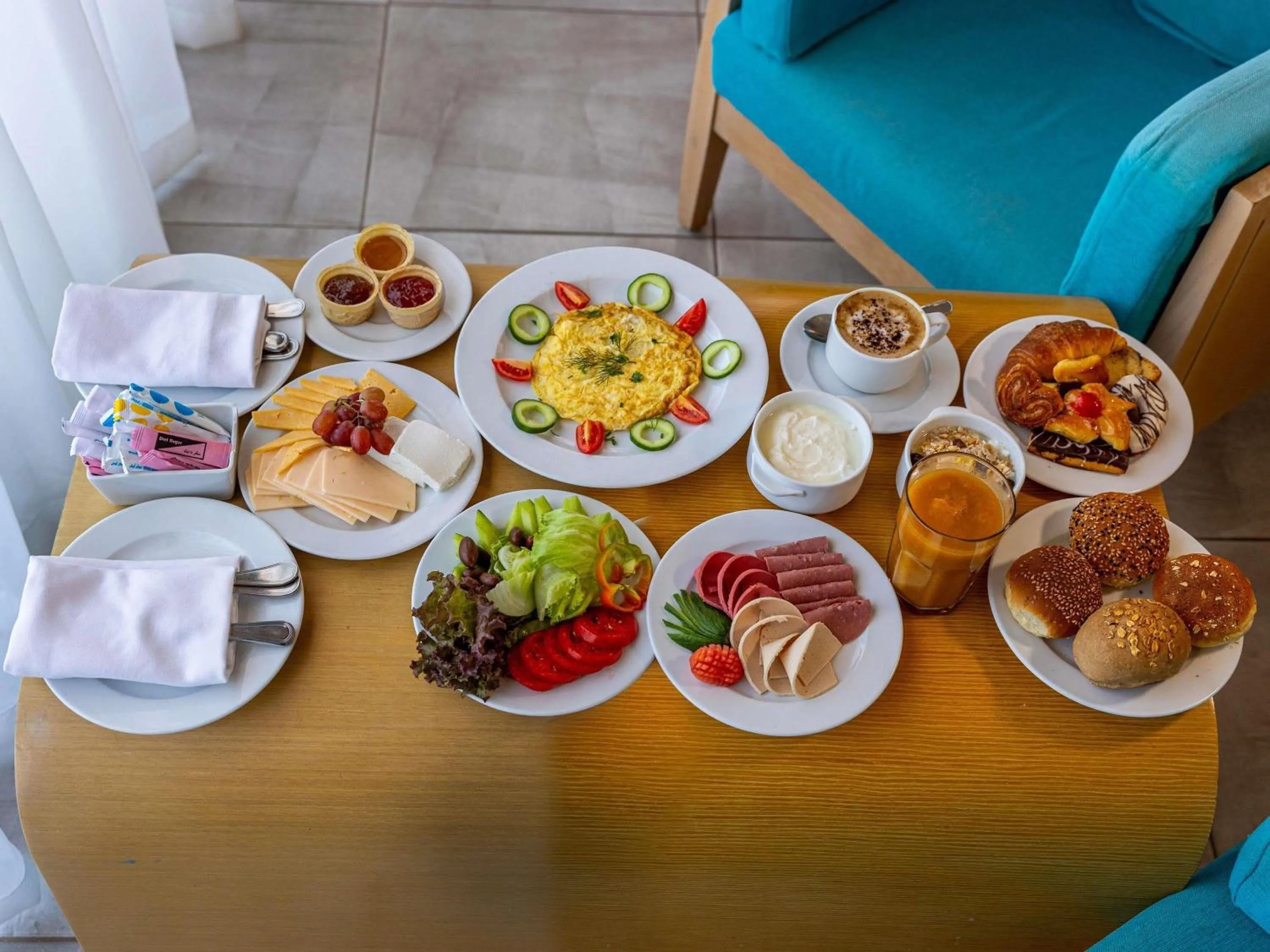 Food and drinks in Novotel Marsa Alam Beach Resort