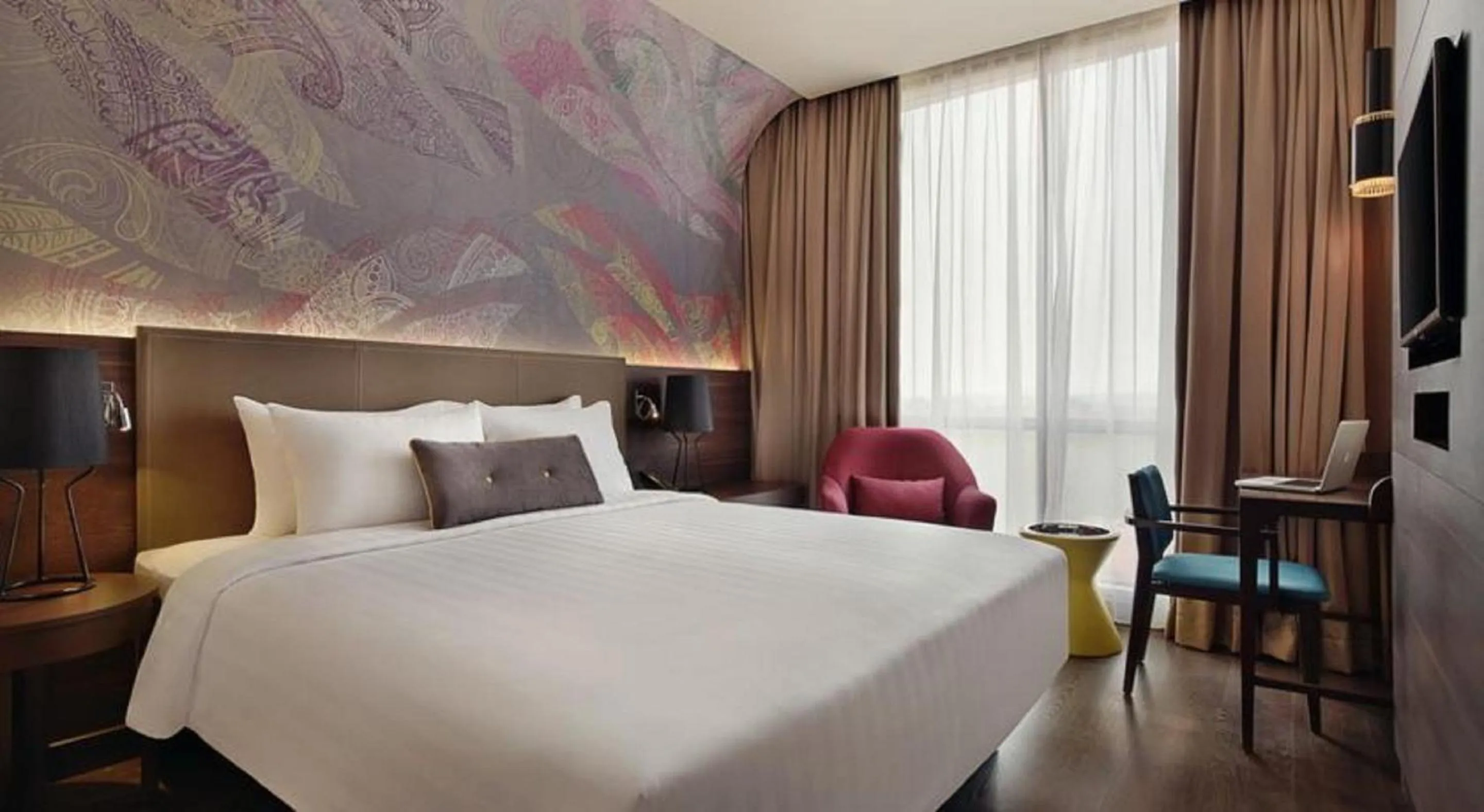 Decorative detail, Bed in Mercure Karawang