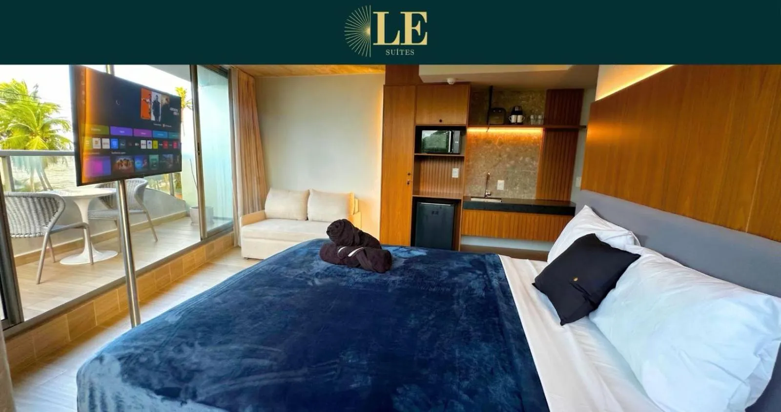 Bed in Setai Yacht Apart Hotel by lesuites