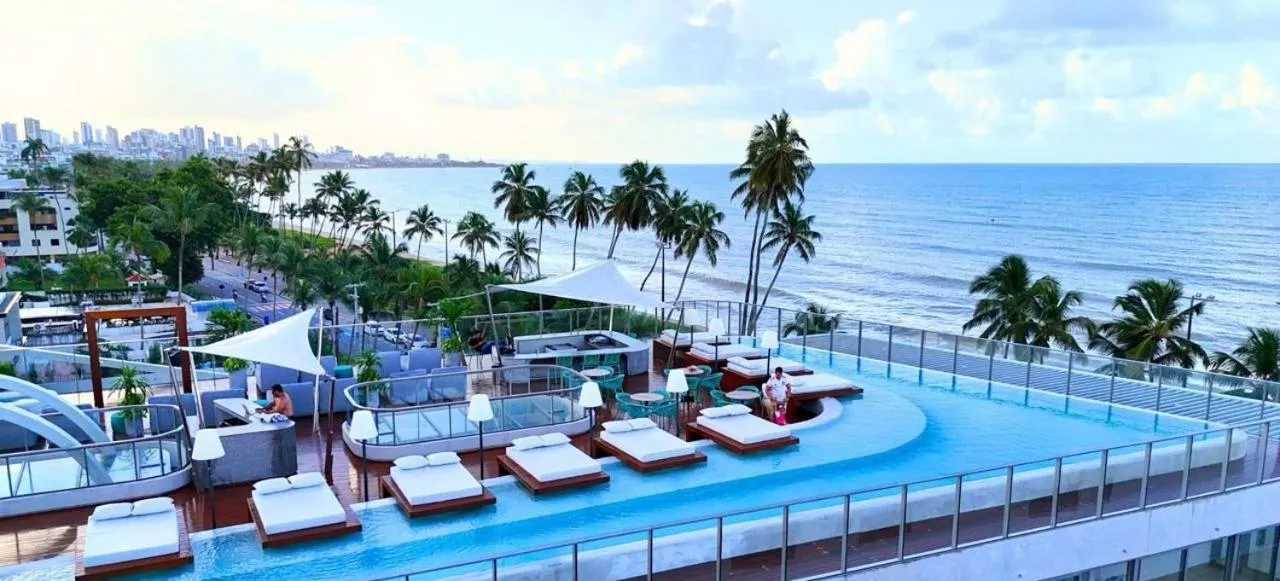 Pool view in Setai Yacht Apart Hotel by lesuites