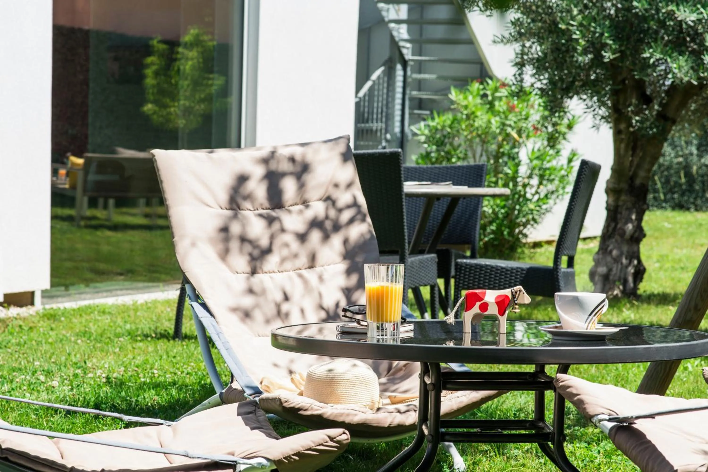 Garden in Kyriad Lyon Est Stadium Eurexpo Meyzieu