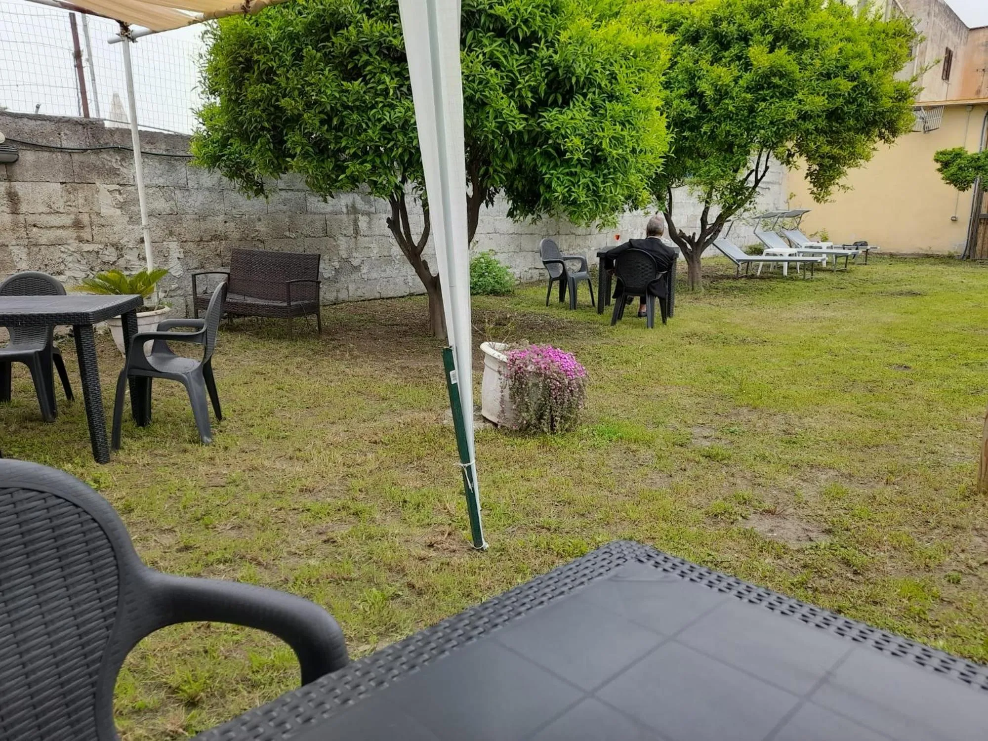 Garden in City Pompei Accommodations