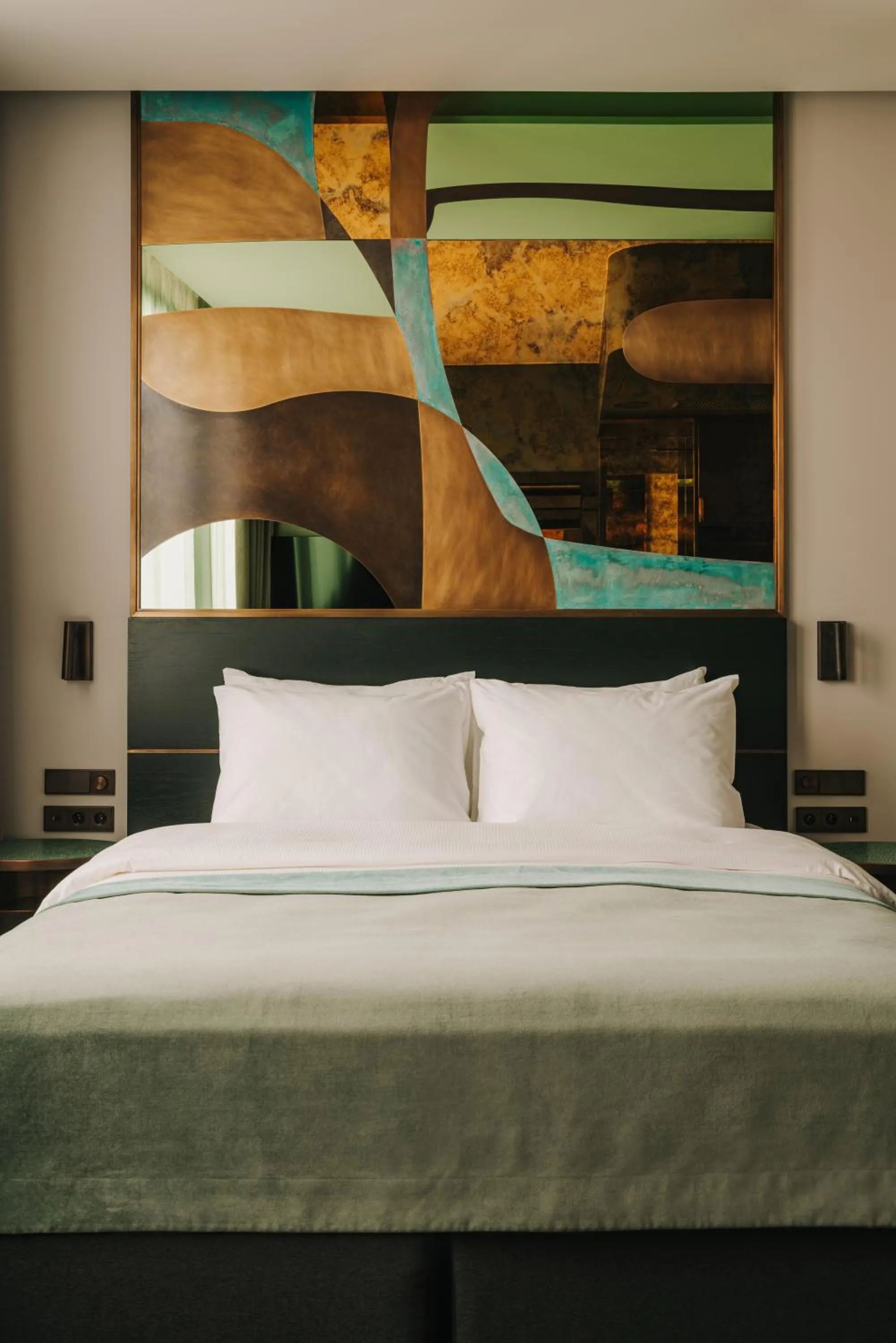 Bed in The Cyrus Hotel