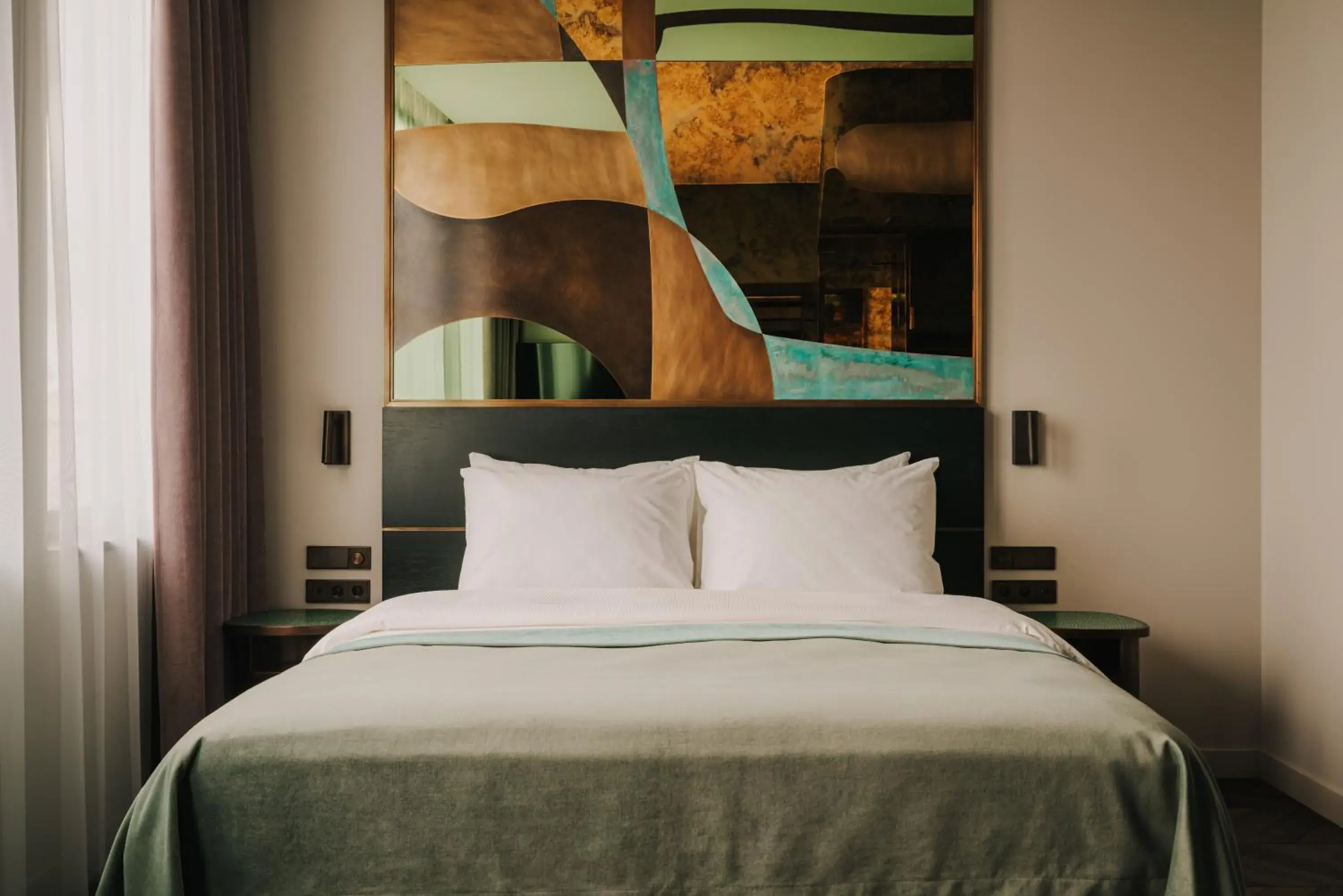 Bed in The Cyrus Hotel Bed in The Cyrus Hotel