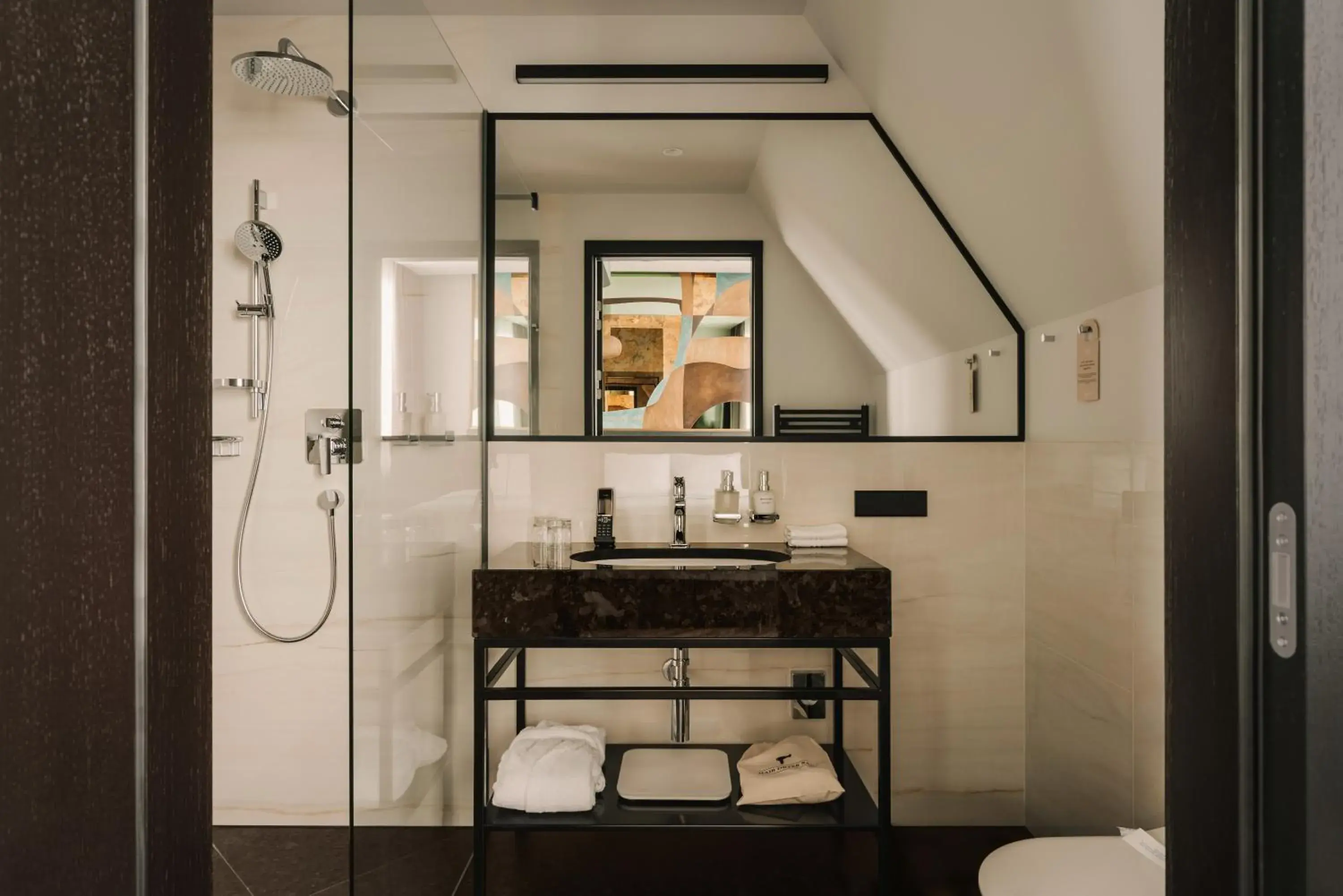 Bathroom in The Cyrus Hotel Bathroom in The Cyrus Hotel