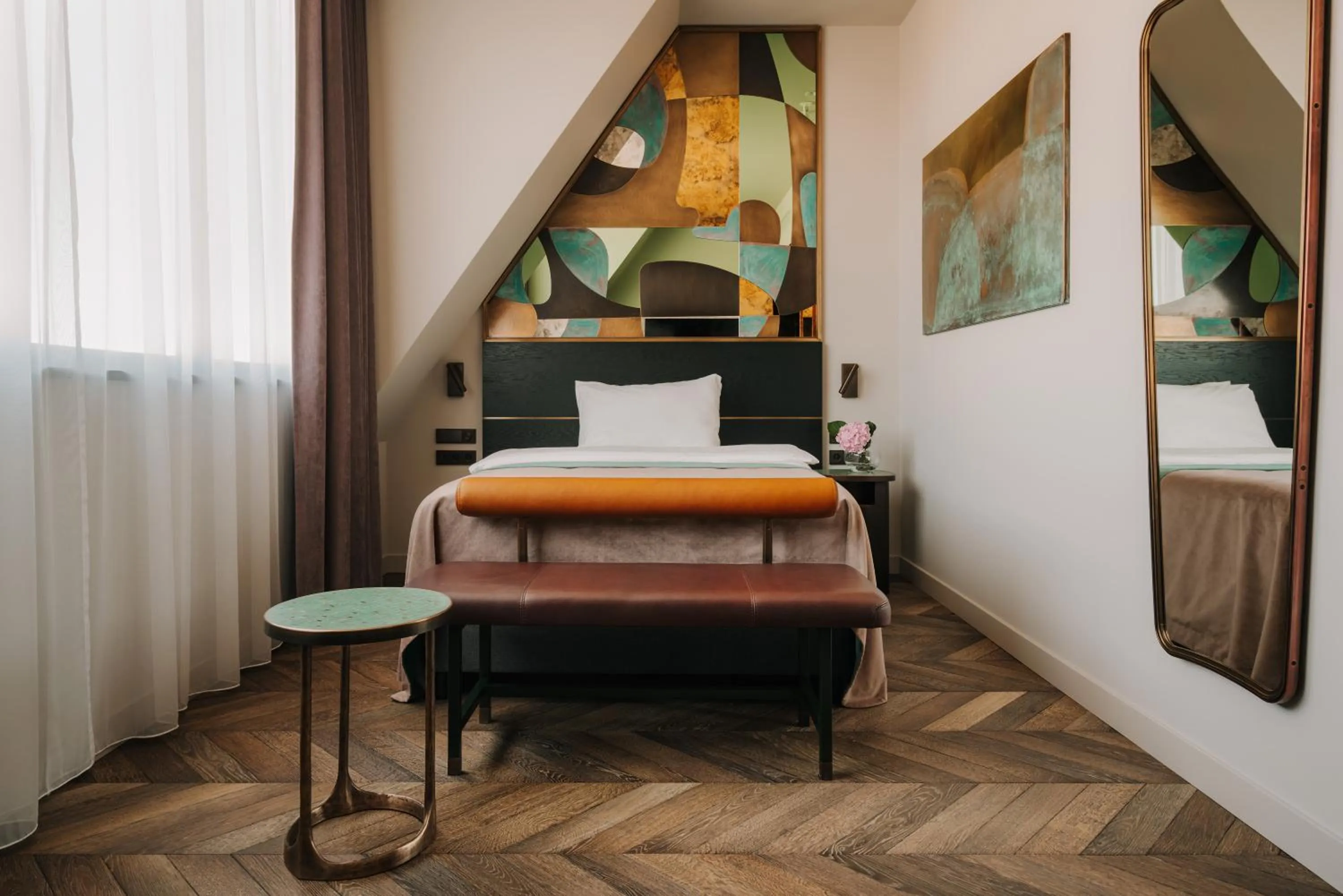 Bed in The Cyrus Hotel