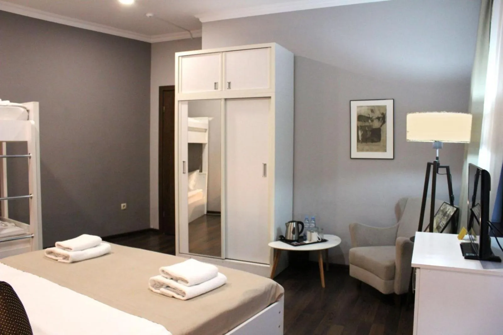 Bed in Point Hotel Tbilisi