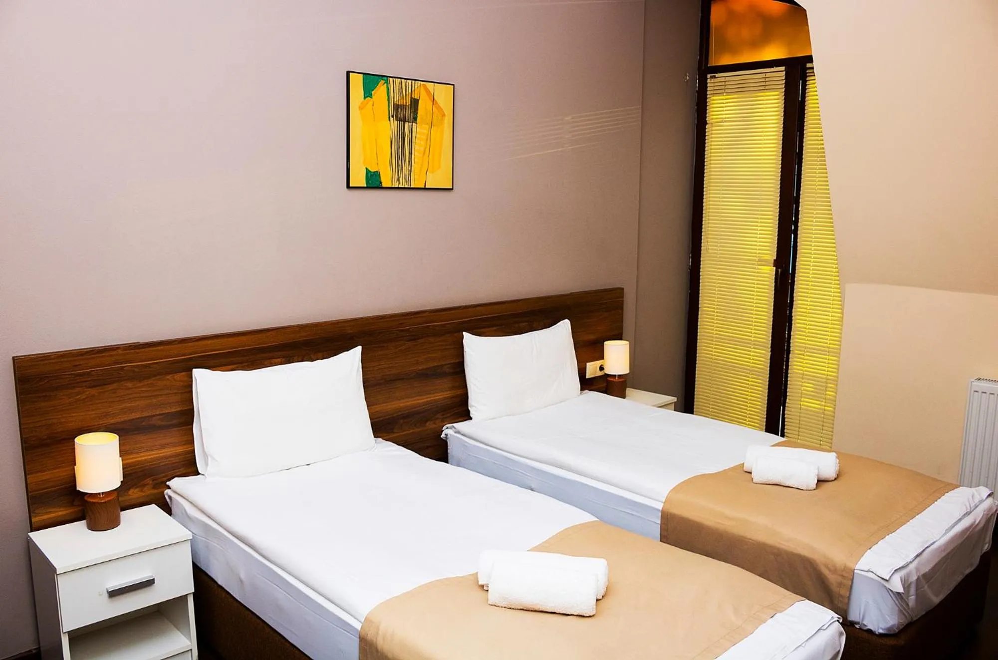 Bed in Point Hotel Tbilisi