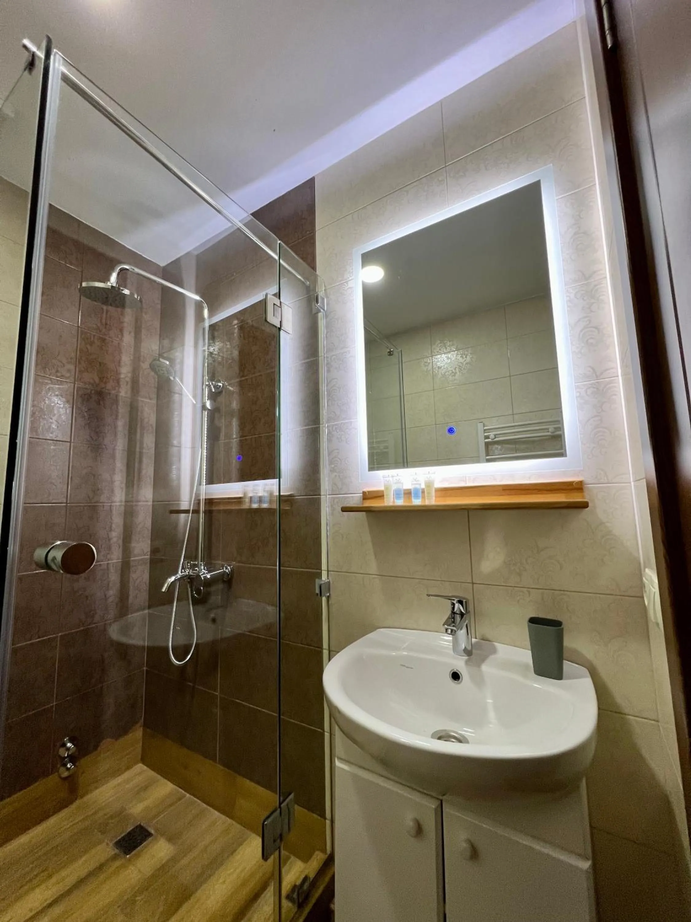 Shower, Bathroom in Point Hotel Tbilisi