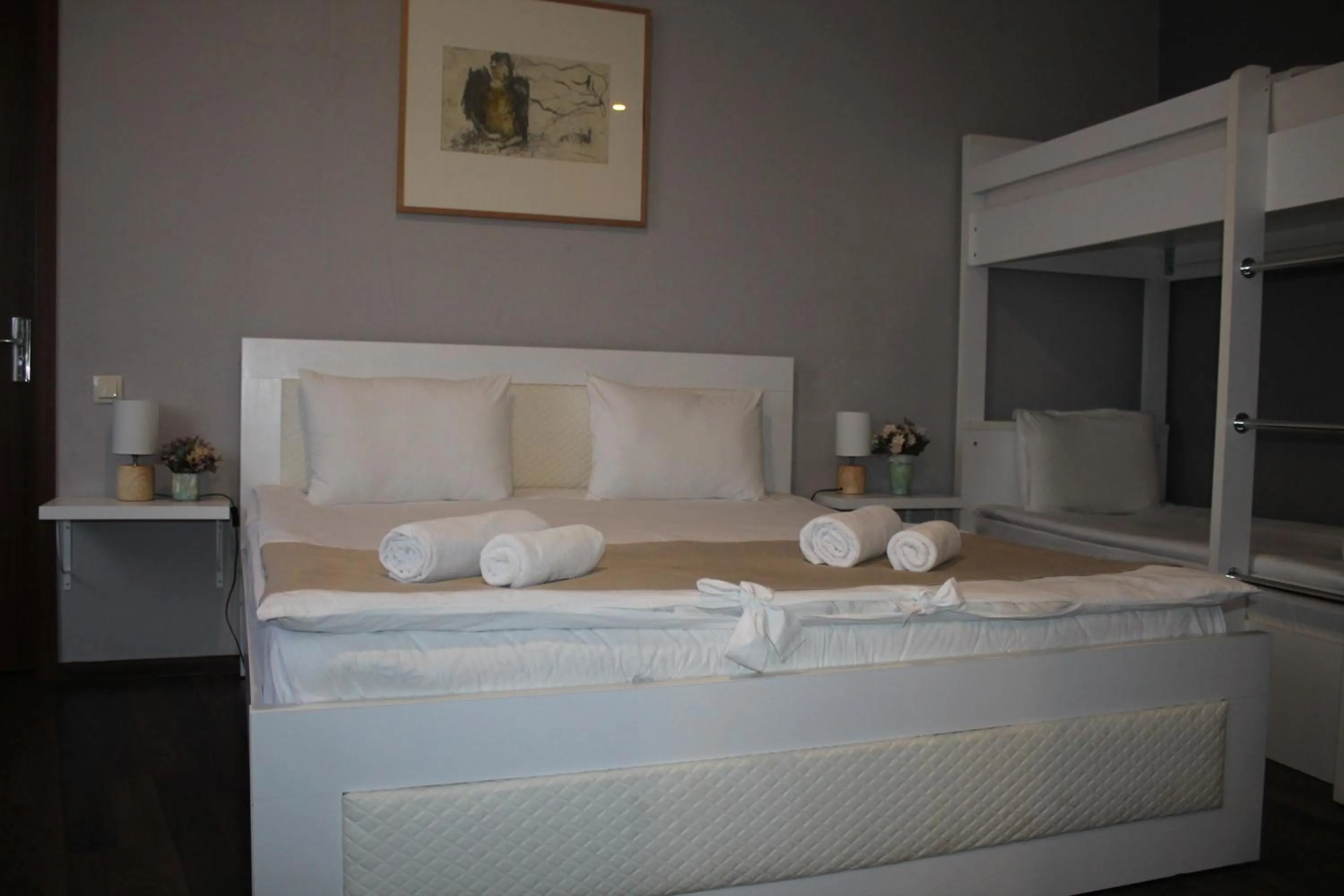Bed in Point Hotel Tbilisi