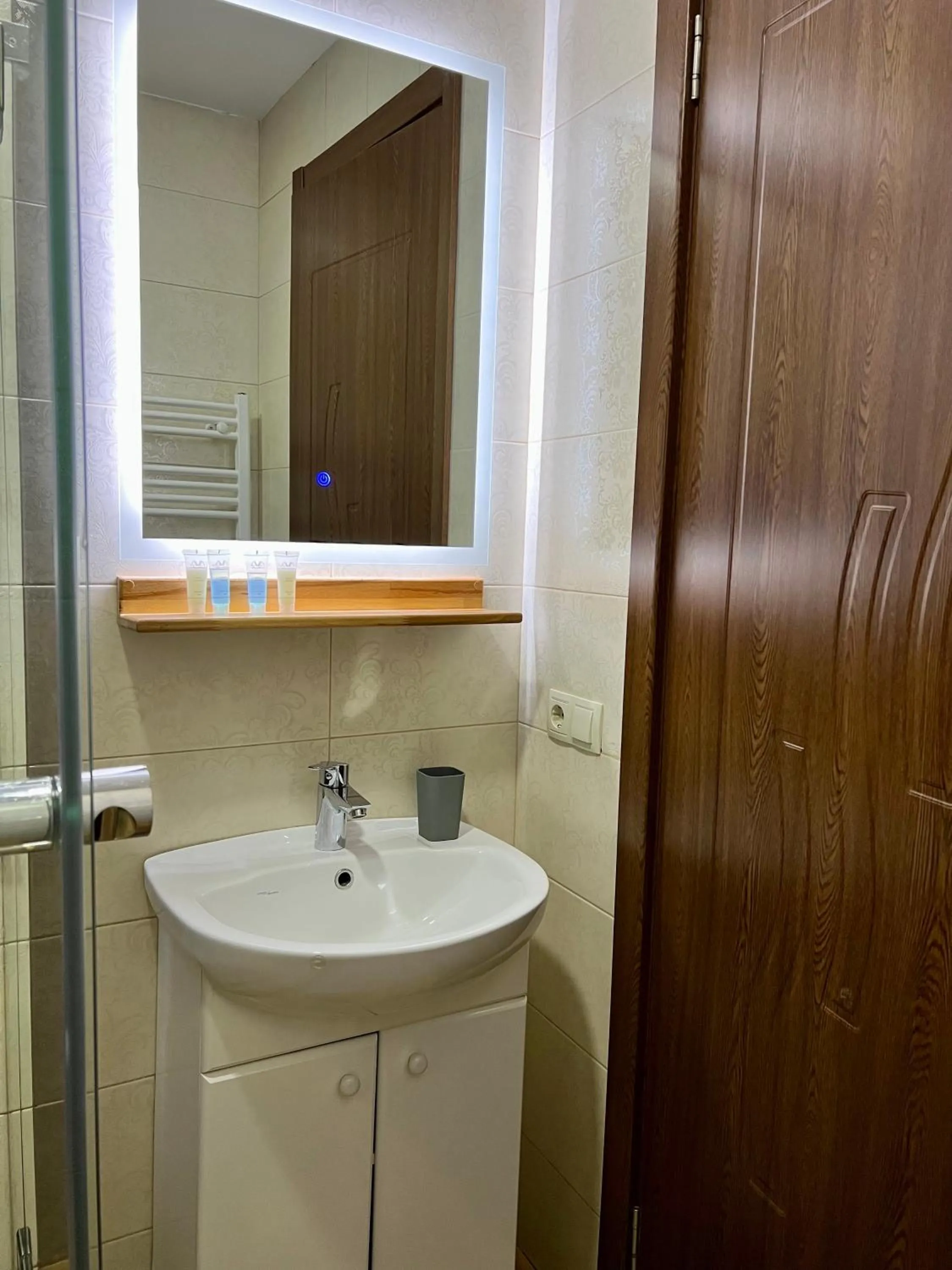 Shower, Bathroom in Point Hotel Tbilisi