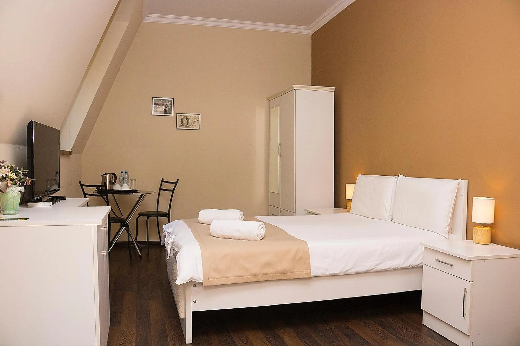 Bed in Point Hotel Tbilisi