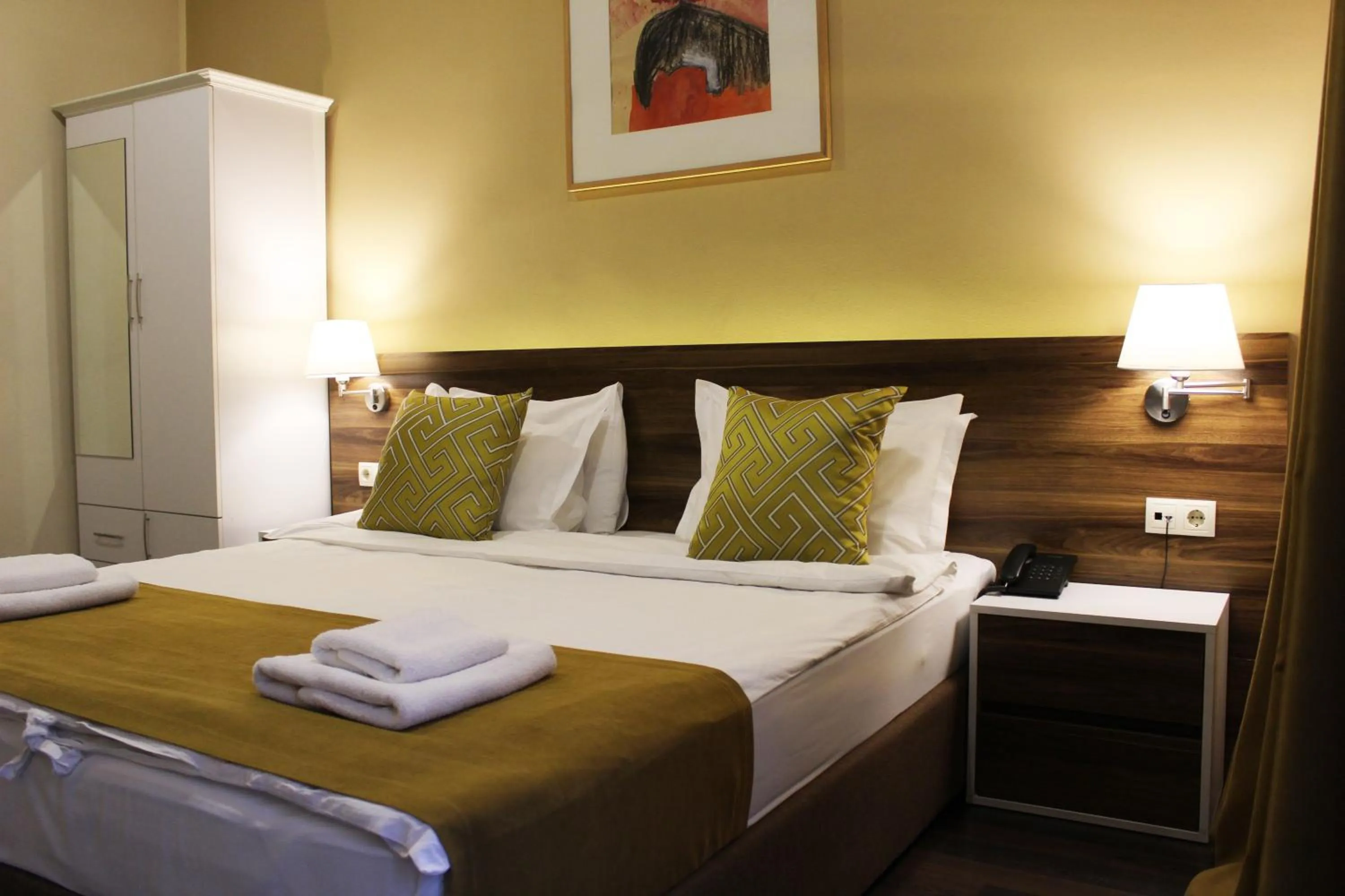 Bed in Point Hotel Tbilisi