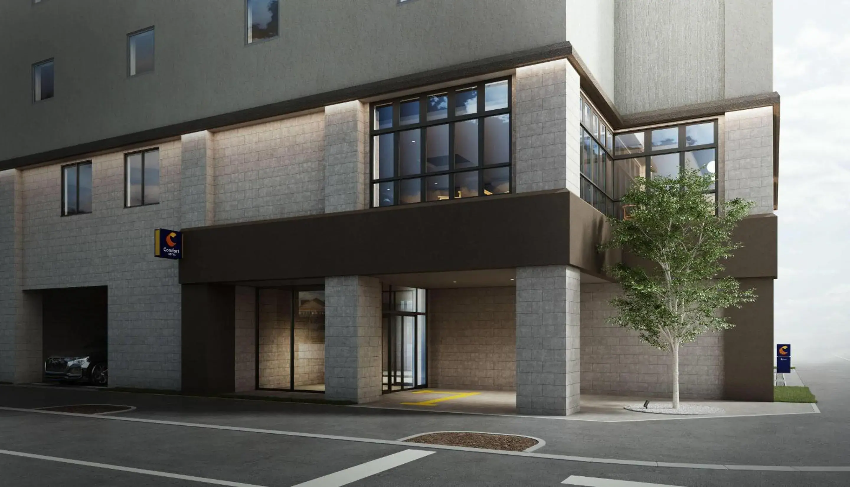 Property building in Comfort Hotel ERA Sapporo North Property building in Comfort Hotel ERA Sapporo North