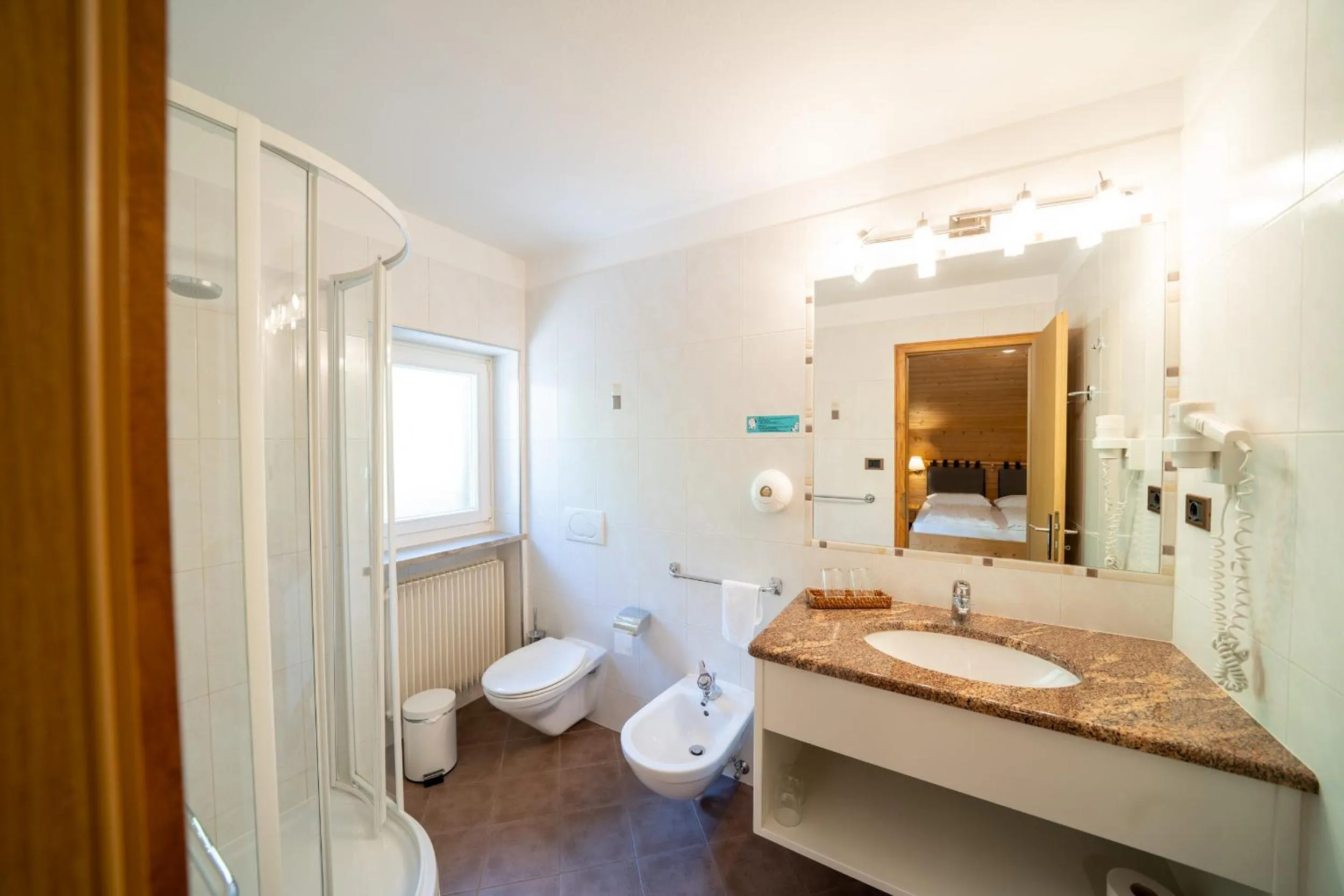 Bathroom in Hotel Ortler