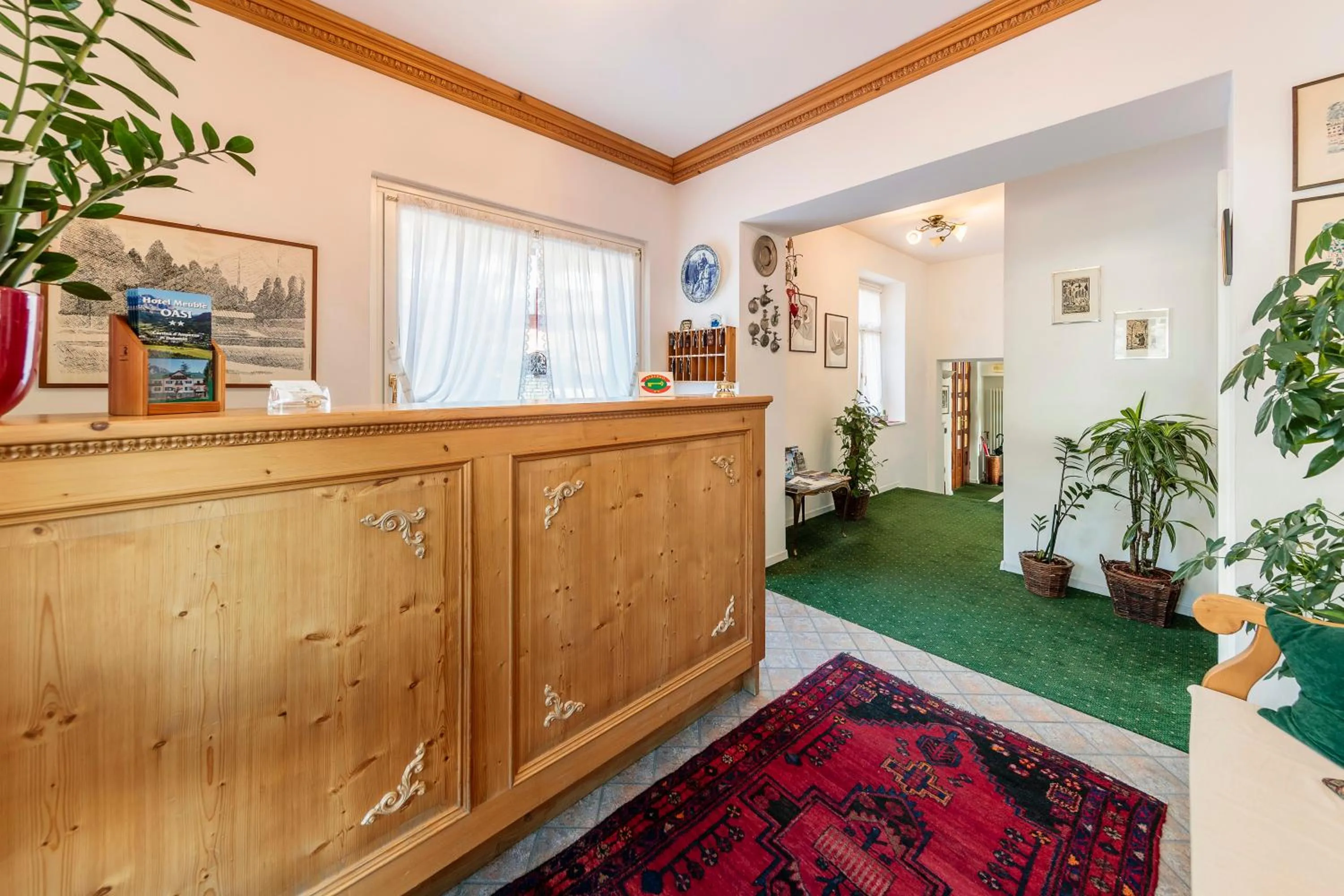 Lobby or reception in Hotel Oasi