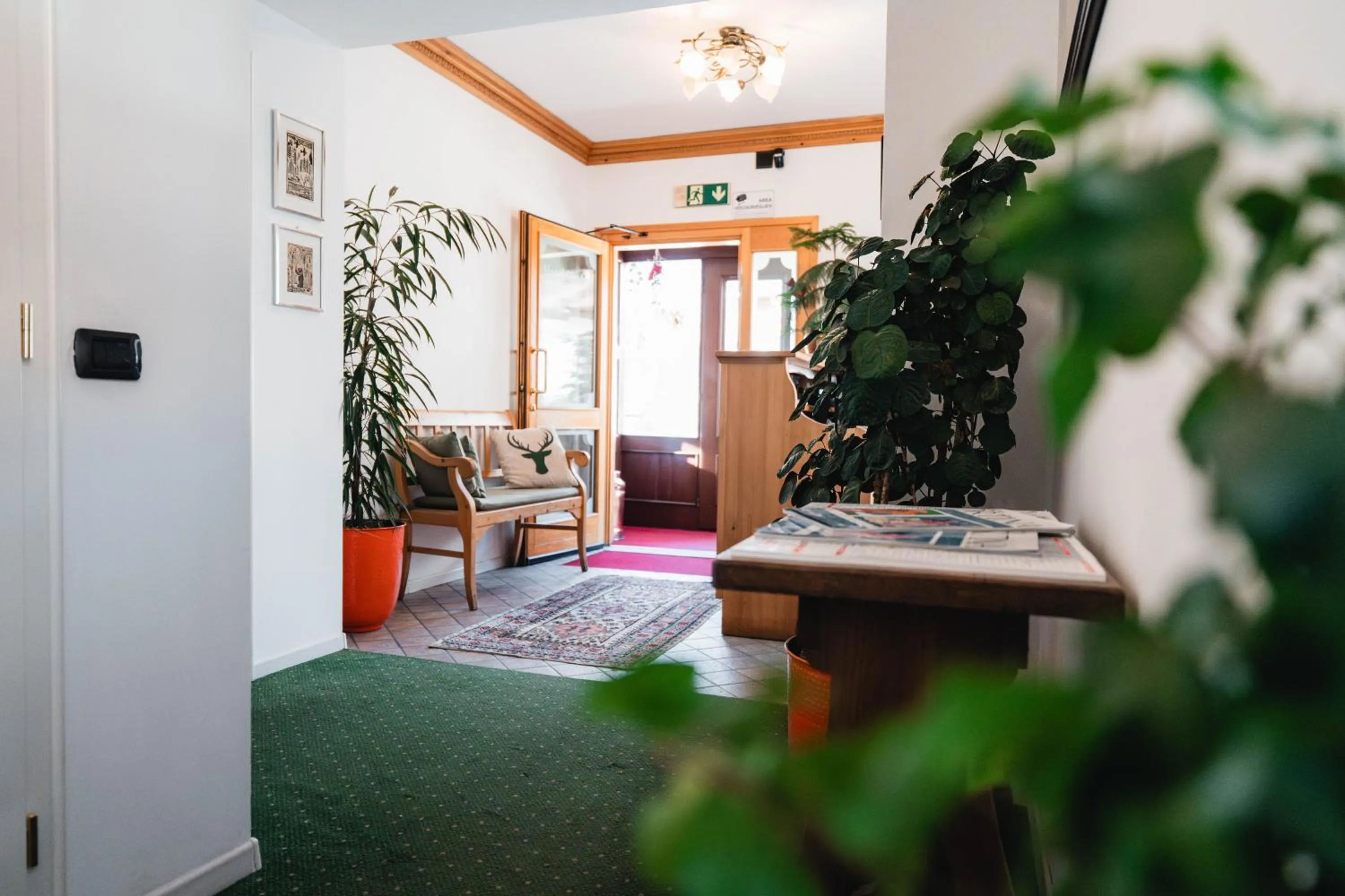 Lobby or reception in Hotel Oasi