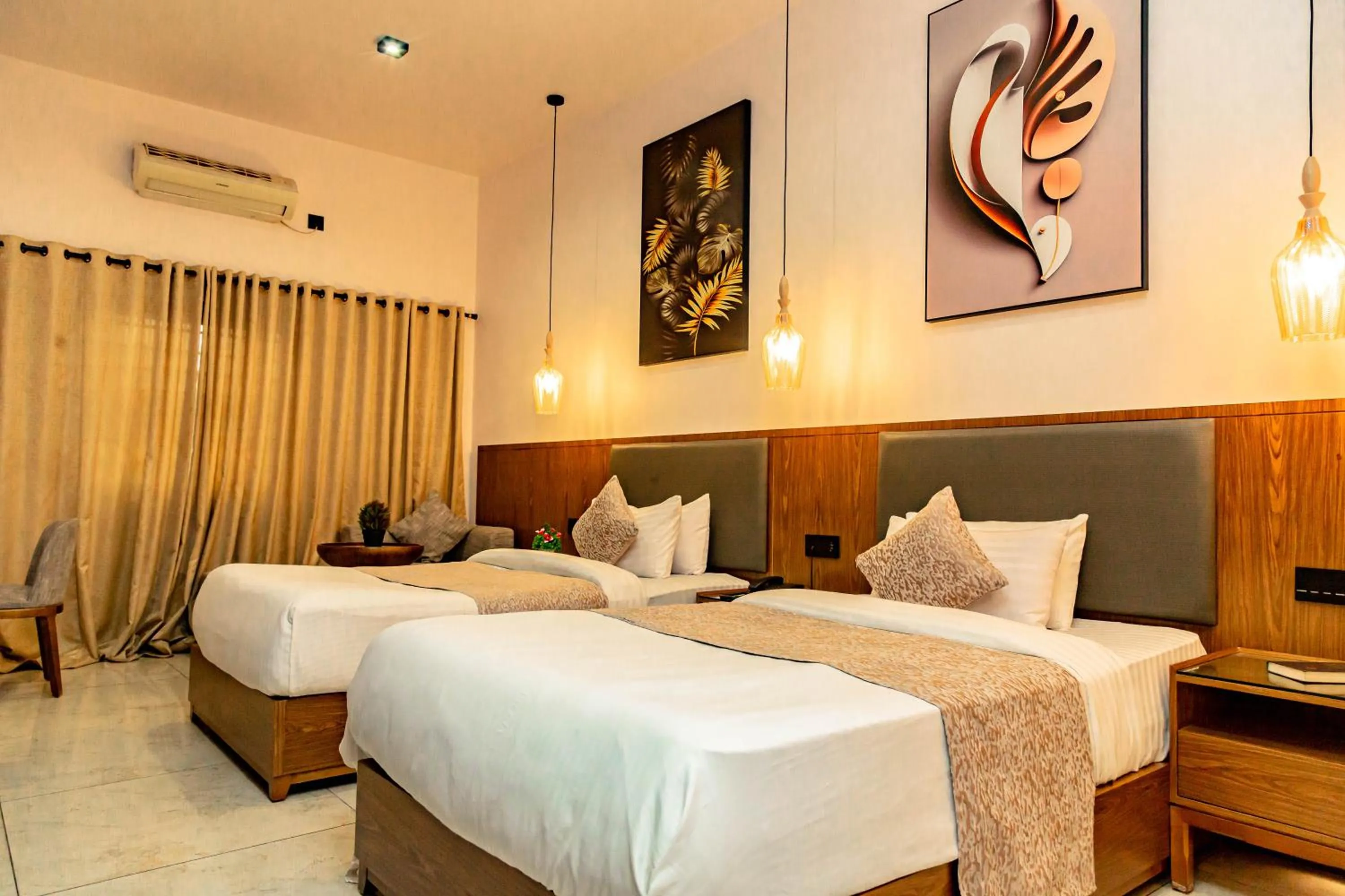 Bed in Hotel Lubumbashi