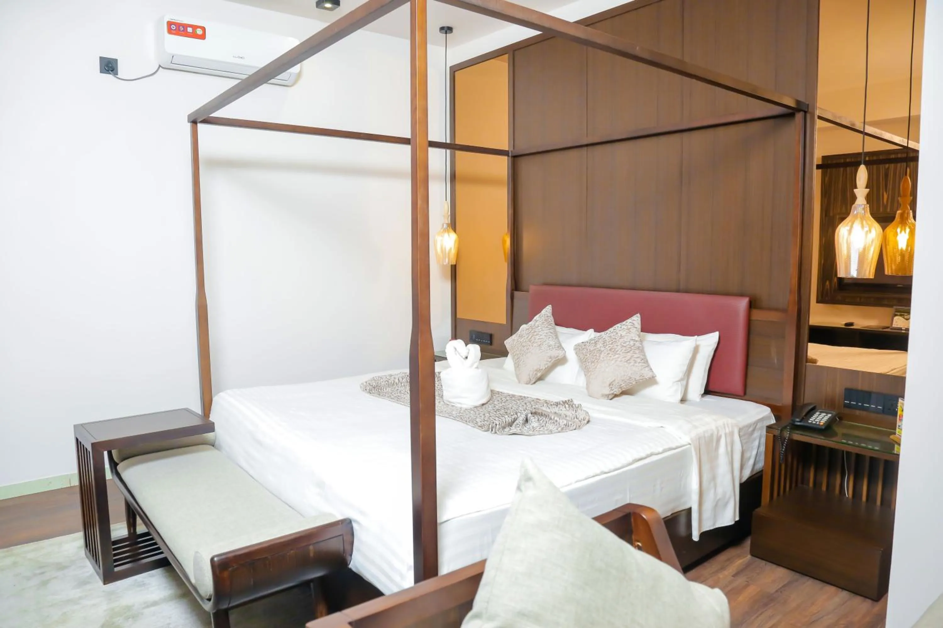 Bed in Hotel Lubumbashi