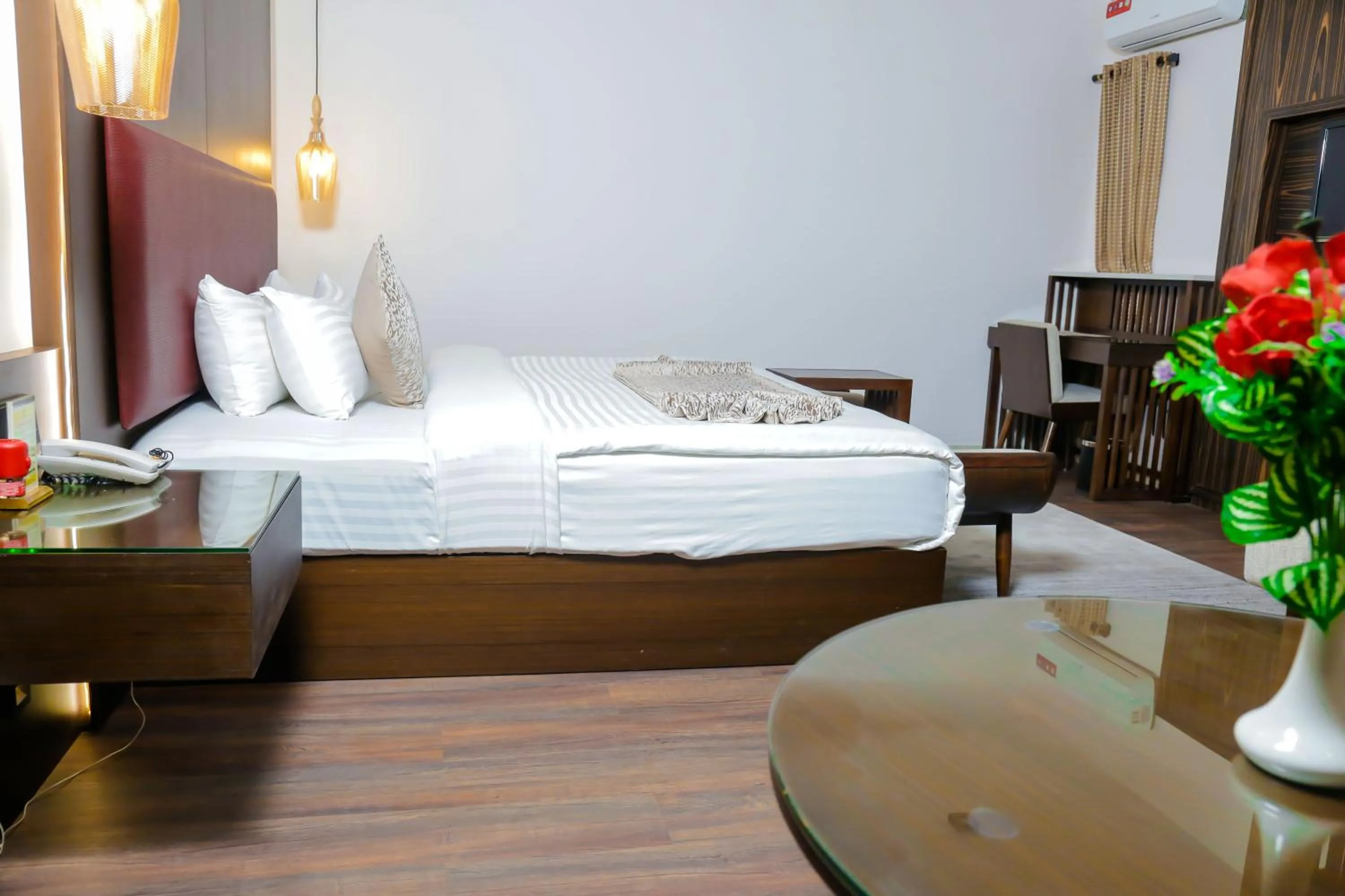 Bed in Hotel Lubumbashi