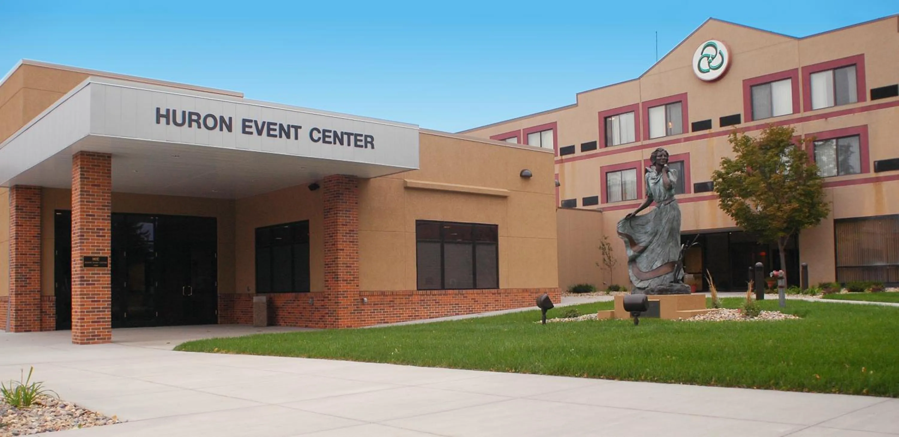 Property building in Crossroads Hotel and Huron Event Center