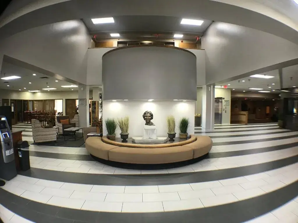 Lobby or reception in Crossroads Hotel and Huron Event Center Lobby or reception in Crossroads Hotel and Huron Event Center