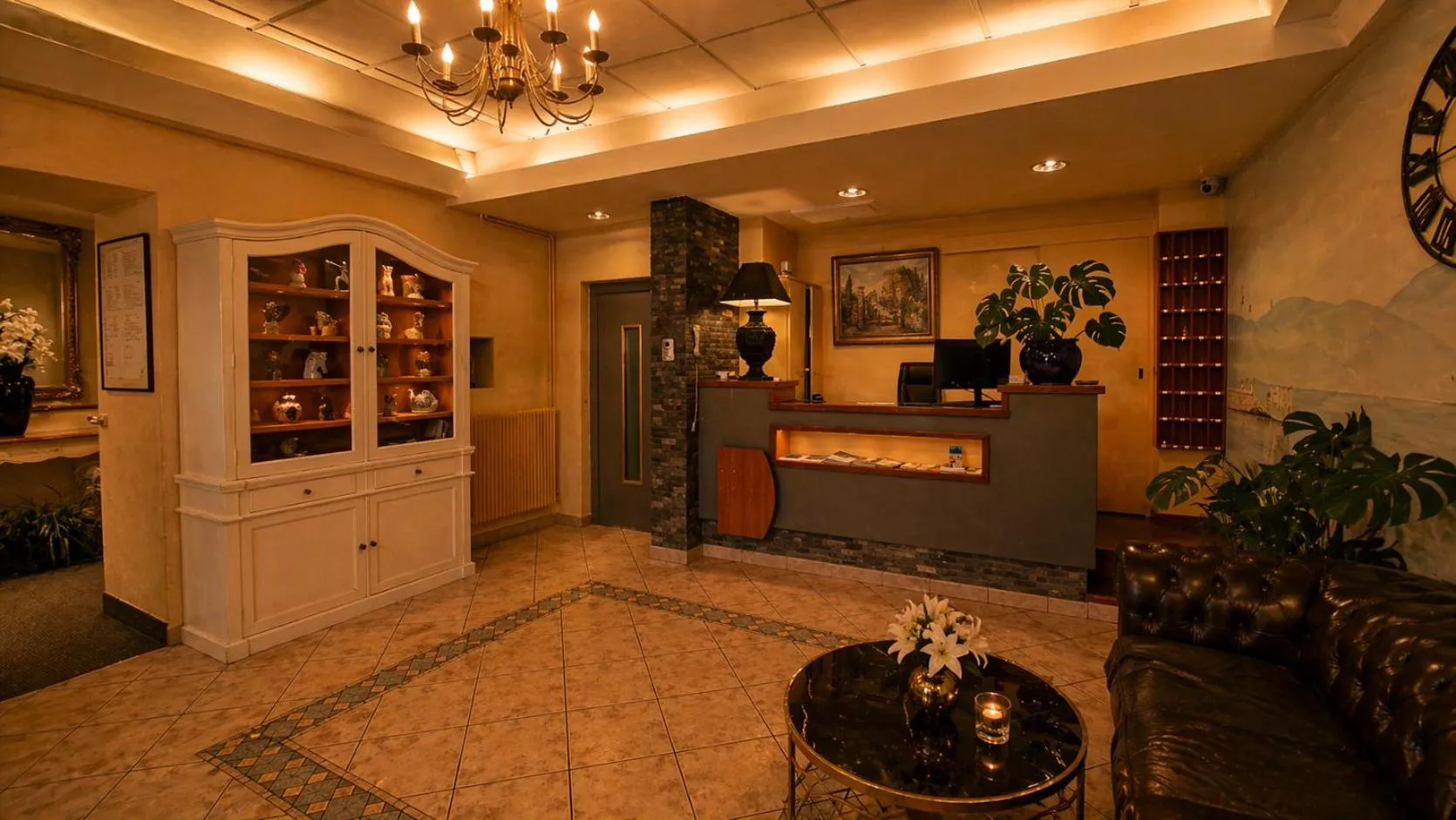 Lobby or reception in Hôtel du Palais