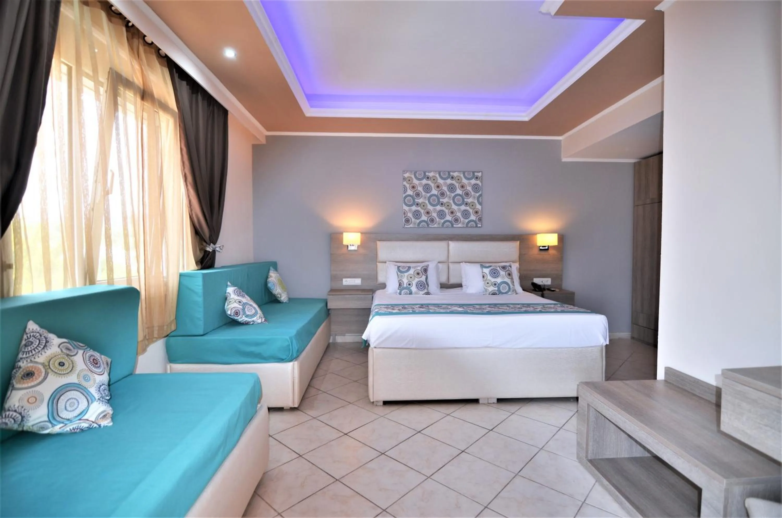 Photo of the whole room, Bed in Grand Beach Hotel Thassos
