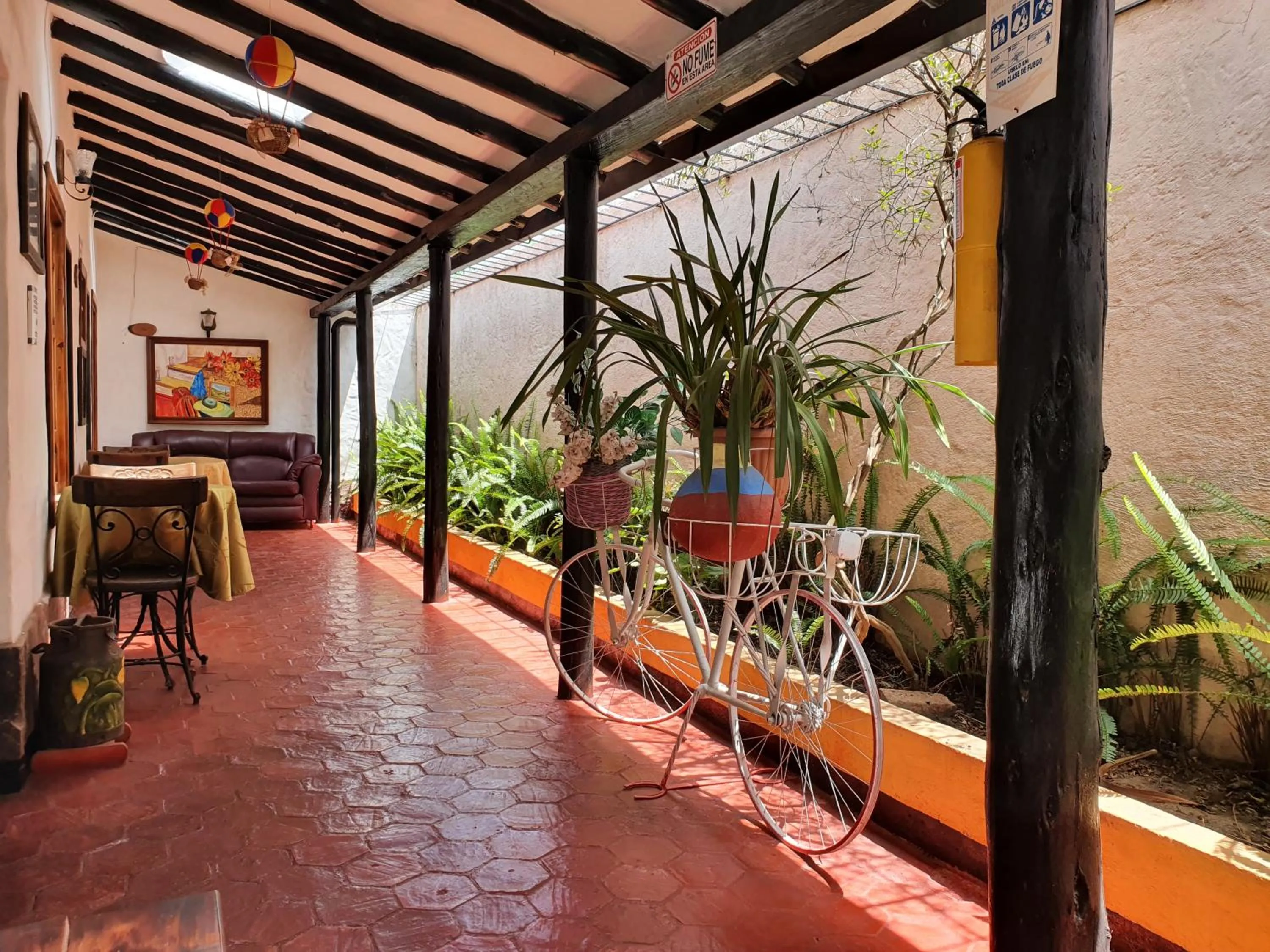 On site in Hotel Quinta de Santa Ana