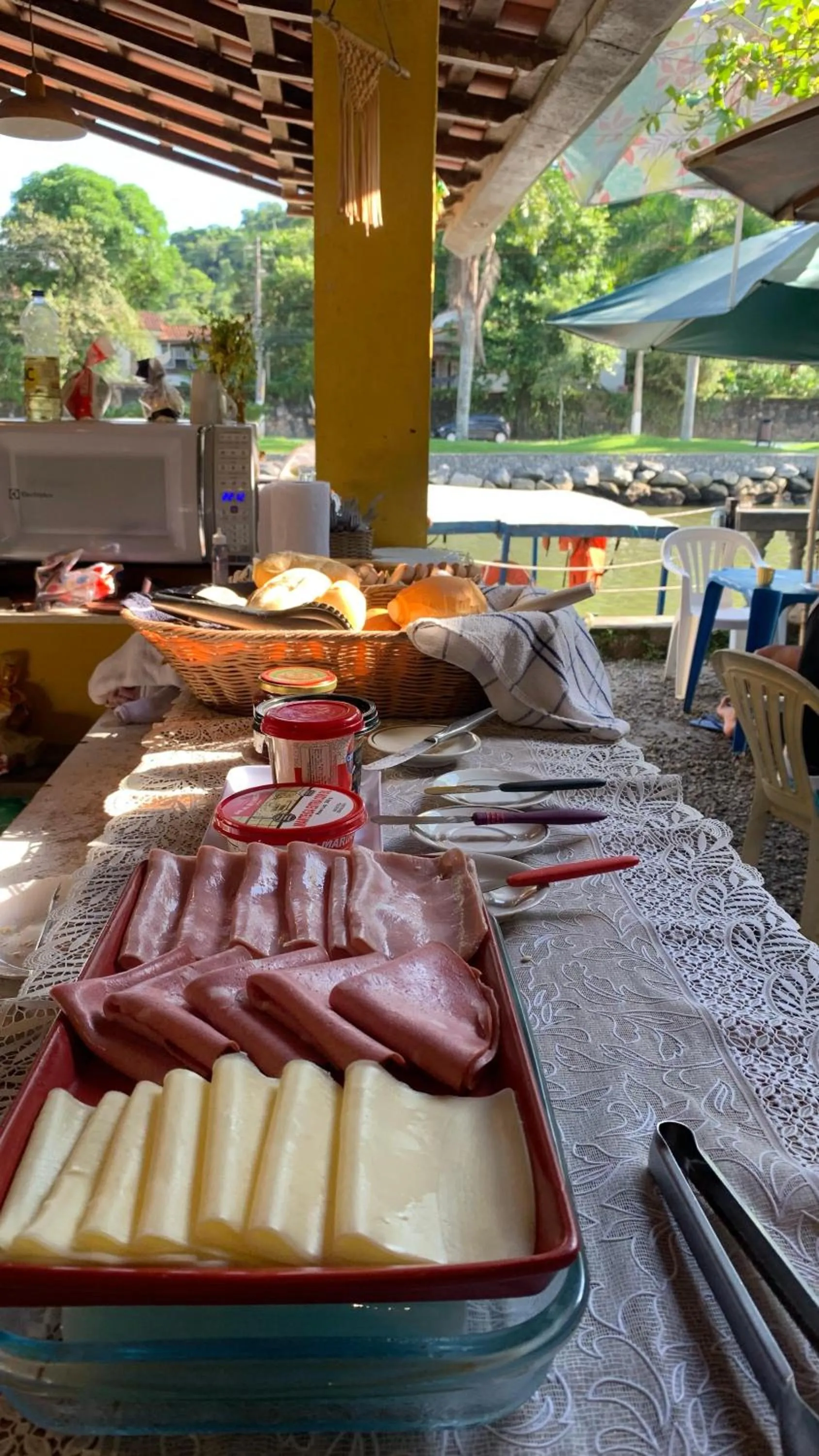 Breakfast in Maracujá Hostel