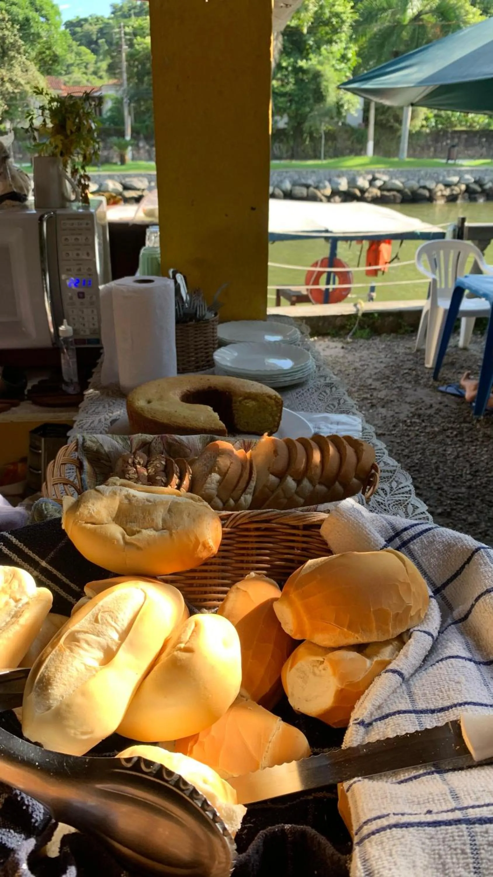Breakfast in Maracujá Hostel