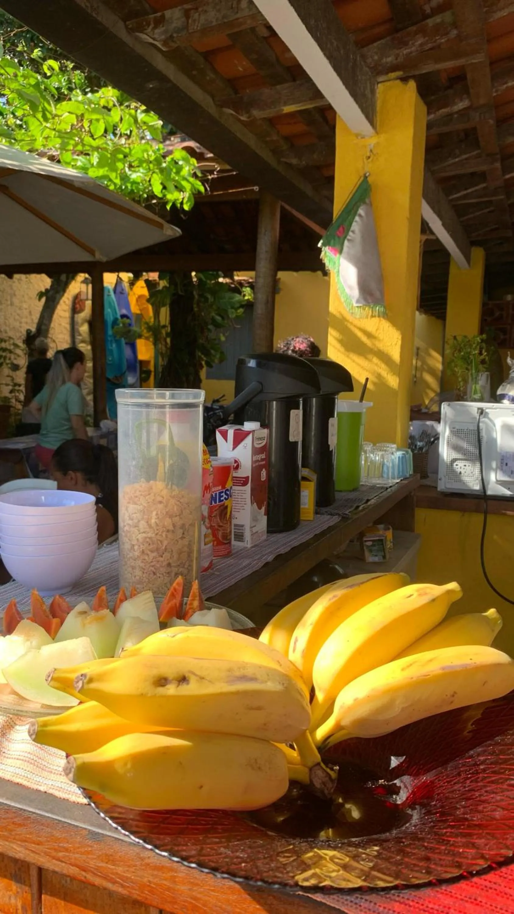 Breakfast in Maracujá Hostel