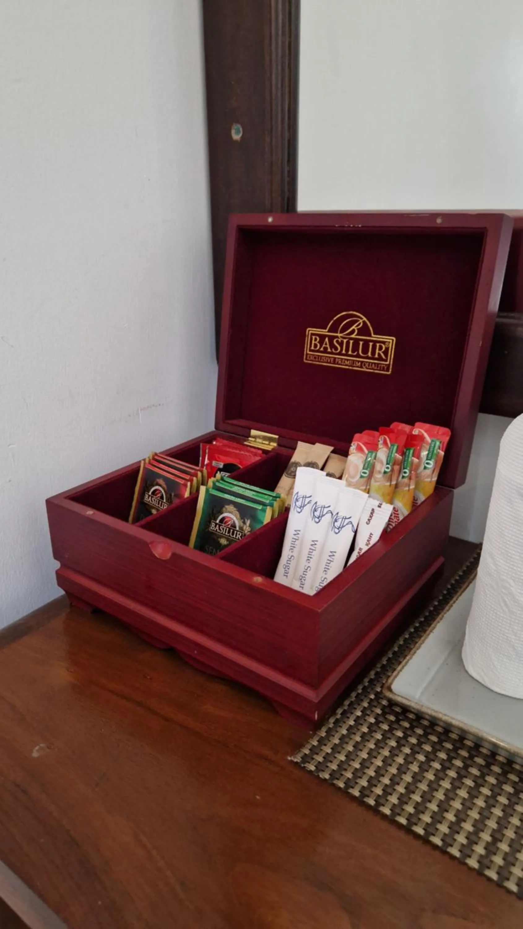 Coffee/tea facilities in Hideaway Lodge