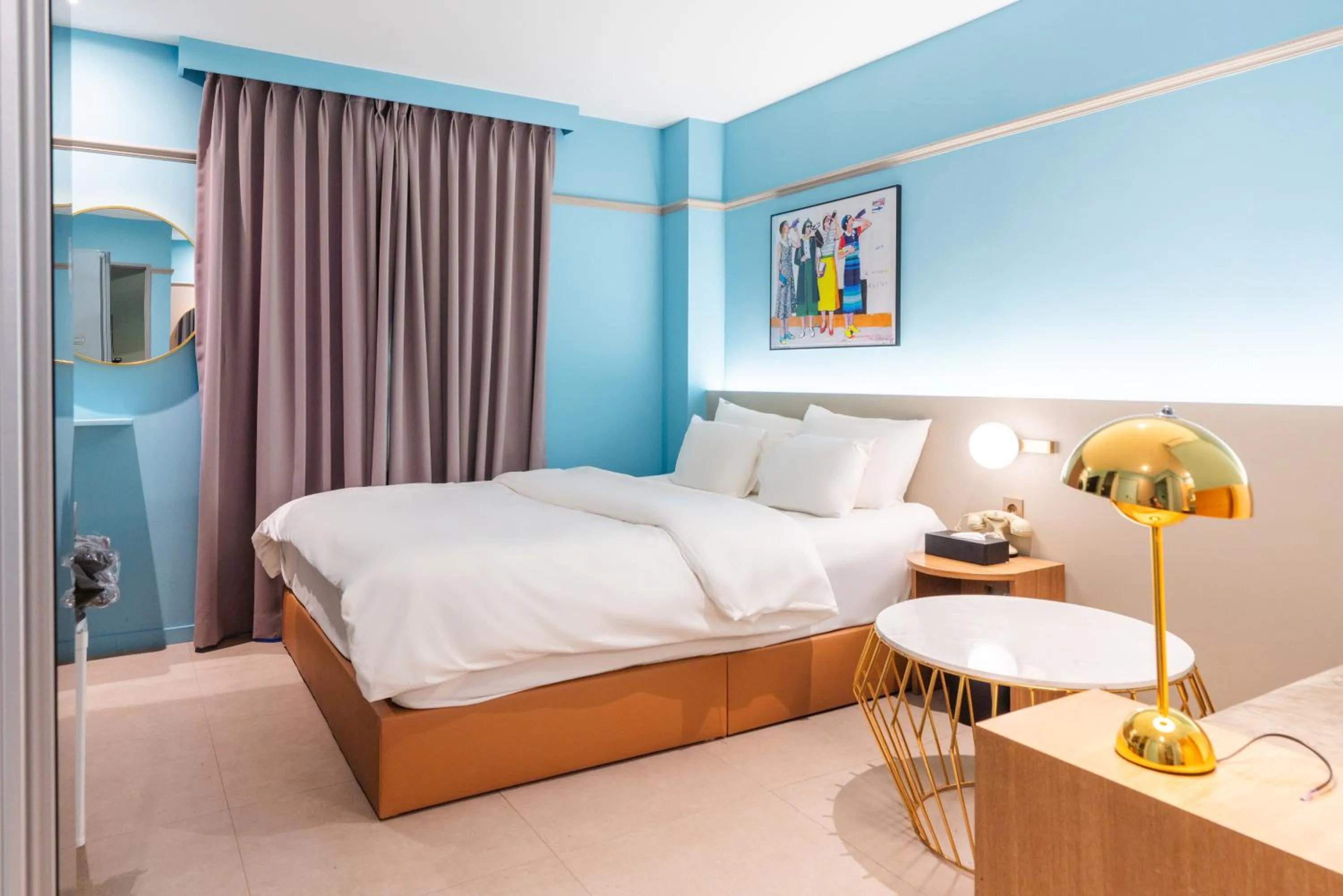 Bed in Hotel Ippda Wonju