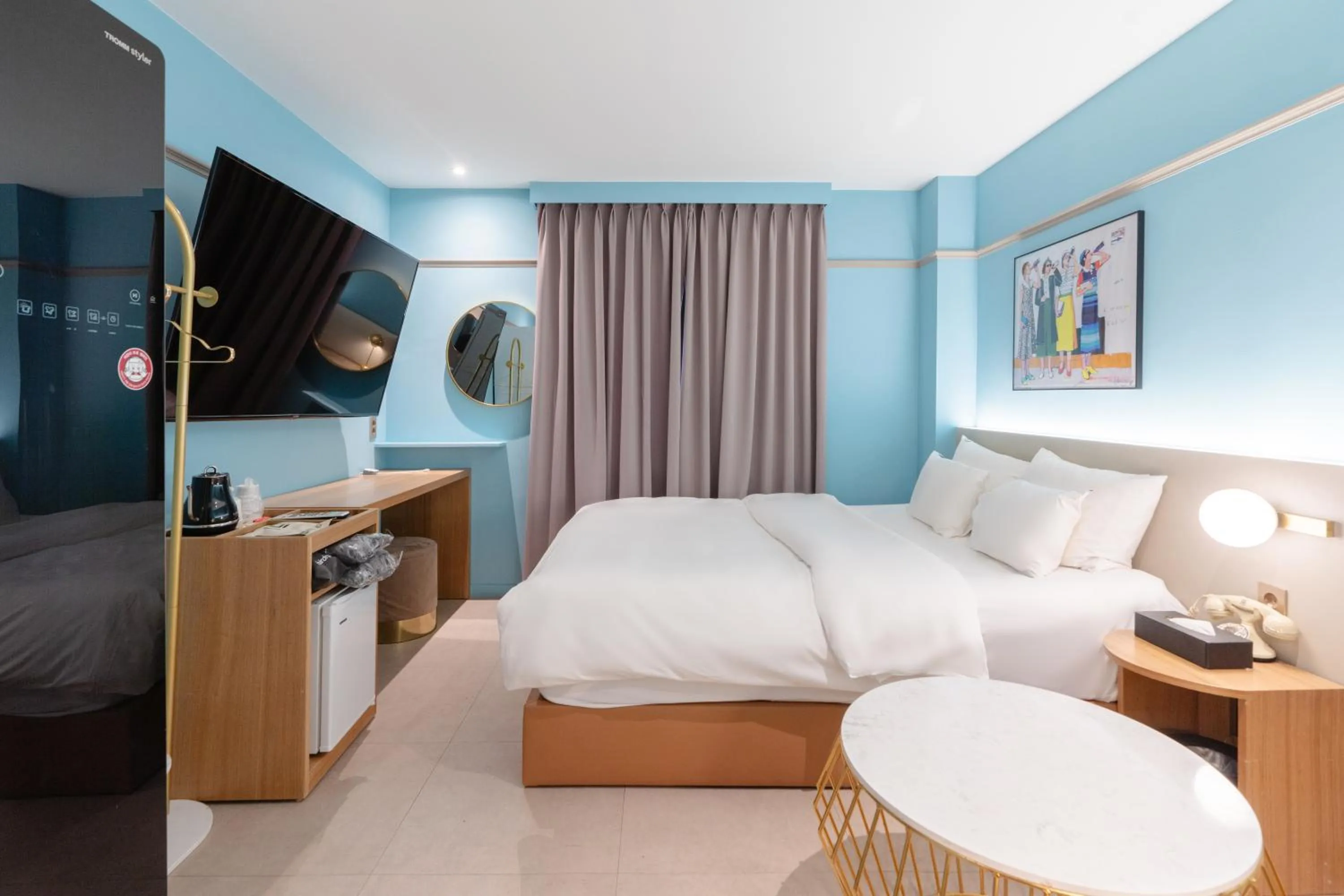 Bed in Hotel Ippda Wonju